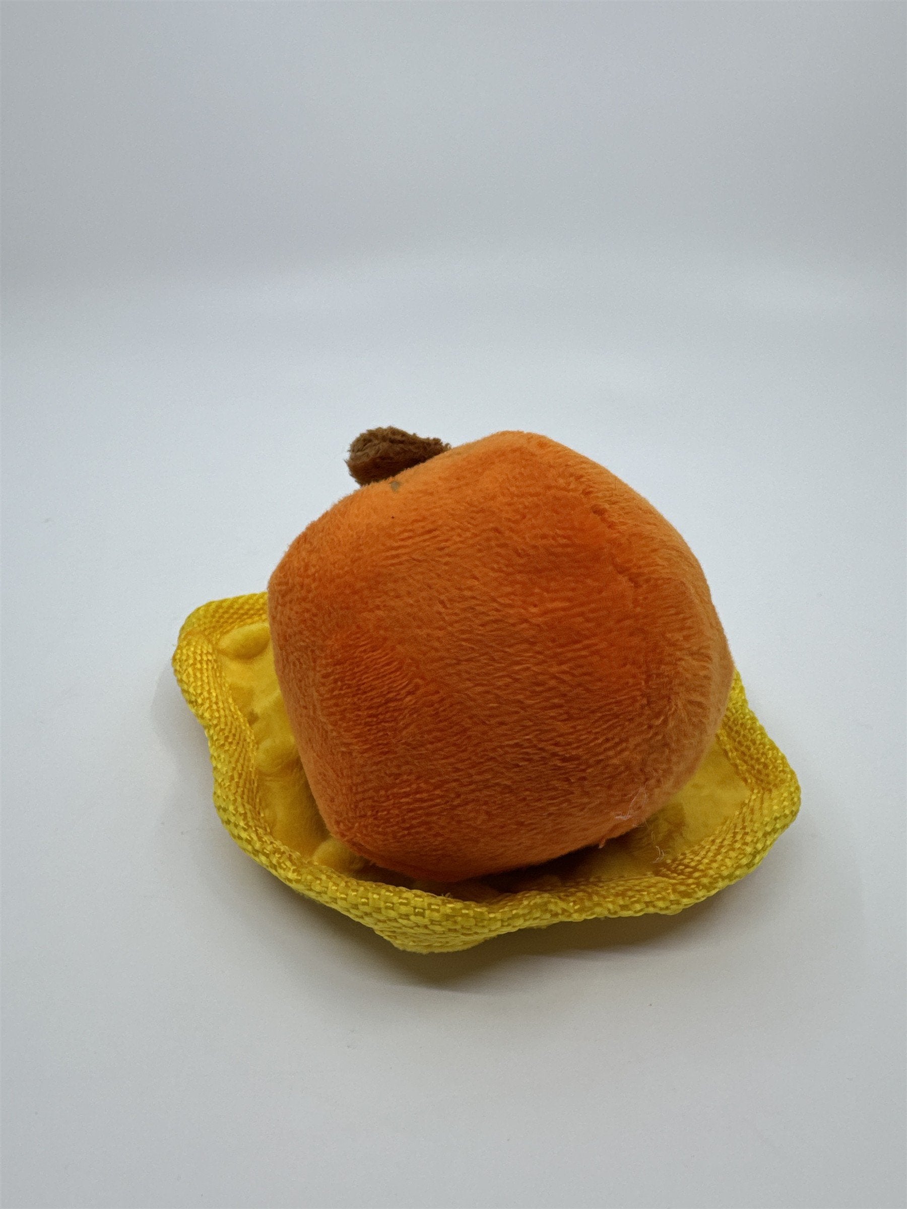 Smashed Pumpkin Halloween Bark Squeaker Dog Toy