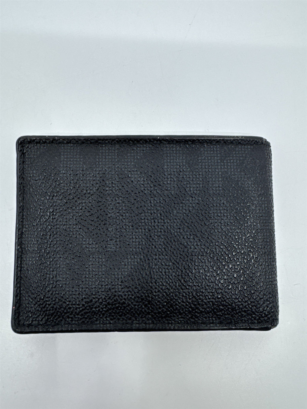 Michael Kors Black Leather MK Pattern Card Wallet