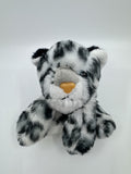 Stuffed Animal Leopard White And Grey Plush Leopard Aurora Brand