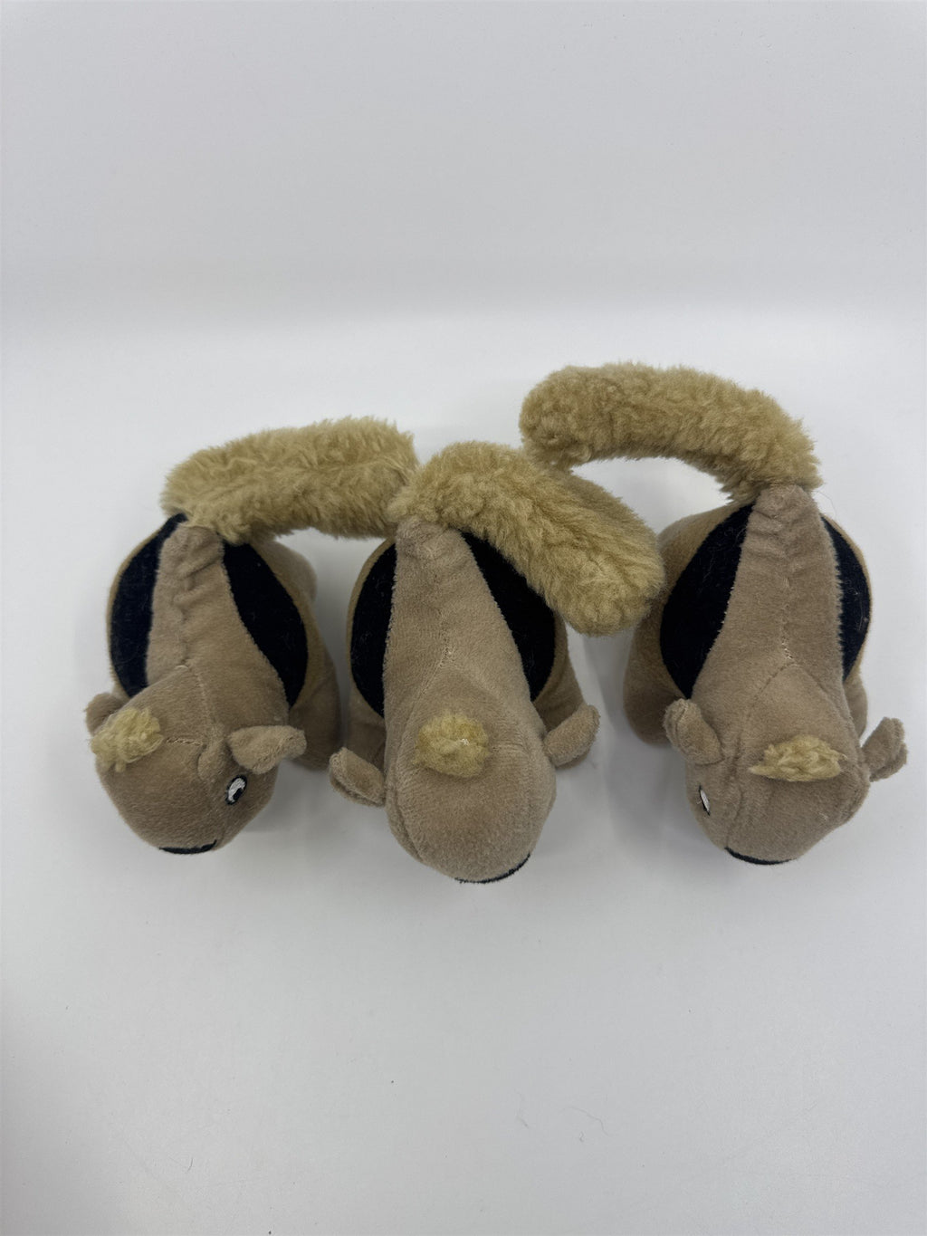Squirrel And Tree Trunk Squeaker Large Dog Toy With Three Squirrels