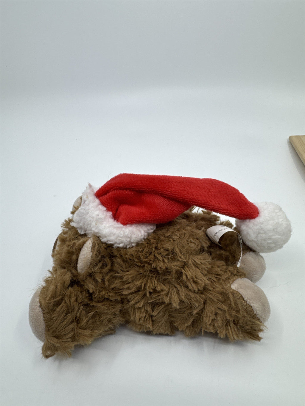 2022 Bear/Dog Stuffed Small Polyester Dog Toy With Christmas/Santa Hat