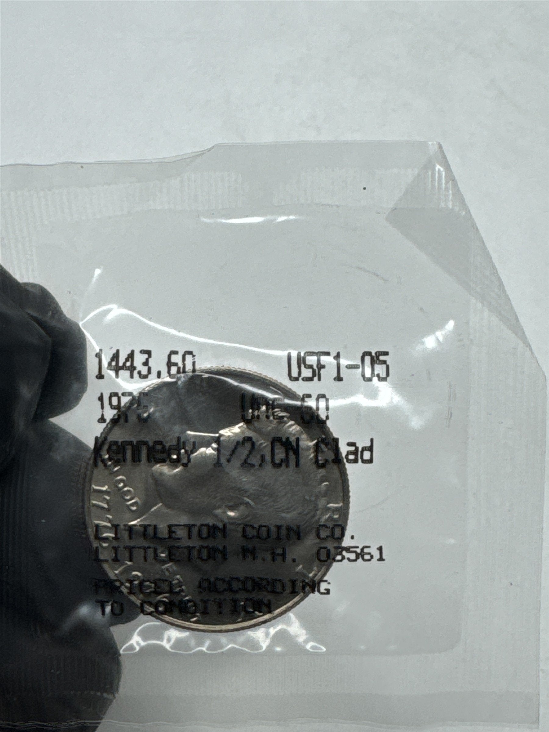 1976 UNC-60 Kennedy Half Dollar CN Uncirculated Scarce Coin ~ Littleton Coin Co