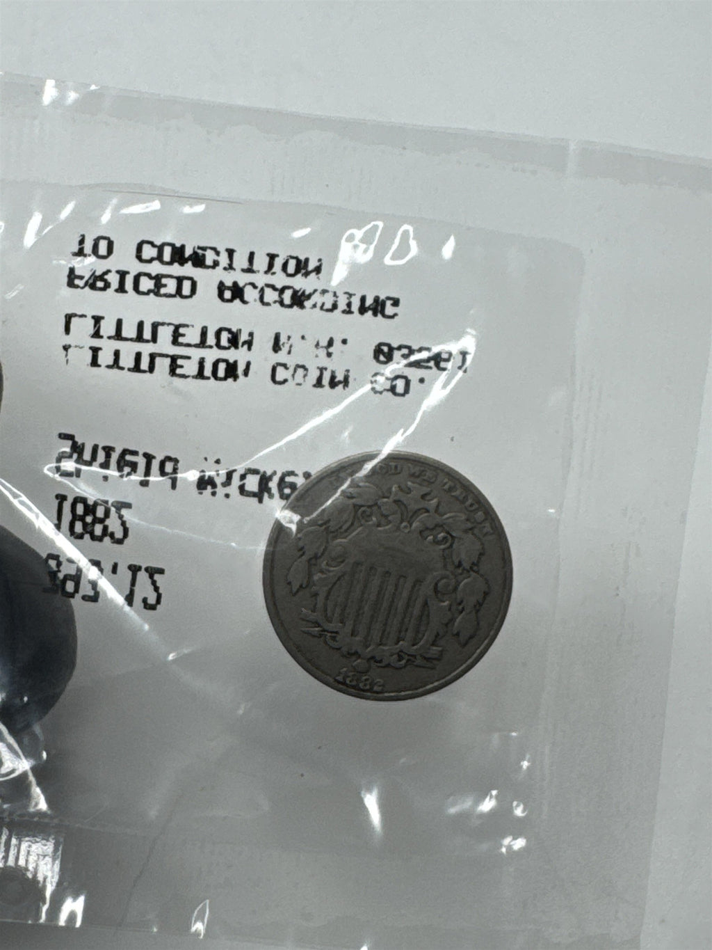 1882 Shield Nickel FINE Condition Scarce Coin ~ Littleton Coin Co