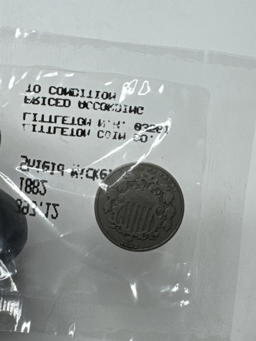 1882 Shield Nickel FINE Condition Scarce Coin ~ Littleton Coin Co