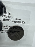 1929-D Liberty Standing Quarter Good Condition Scarce Coin ~ Littleton Coin Co