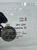 1928 Liberty Standing Quarter Very Gd Condition Scarce Coin ~ Littleton Coin Co
