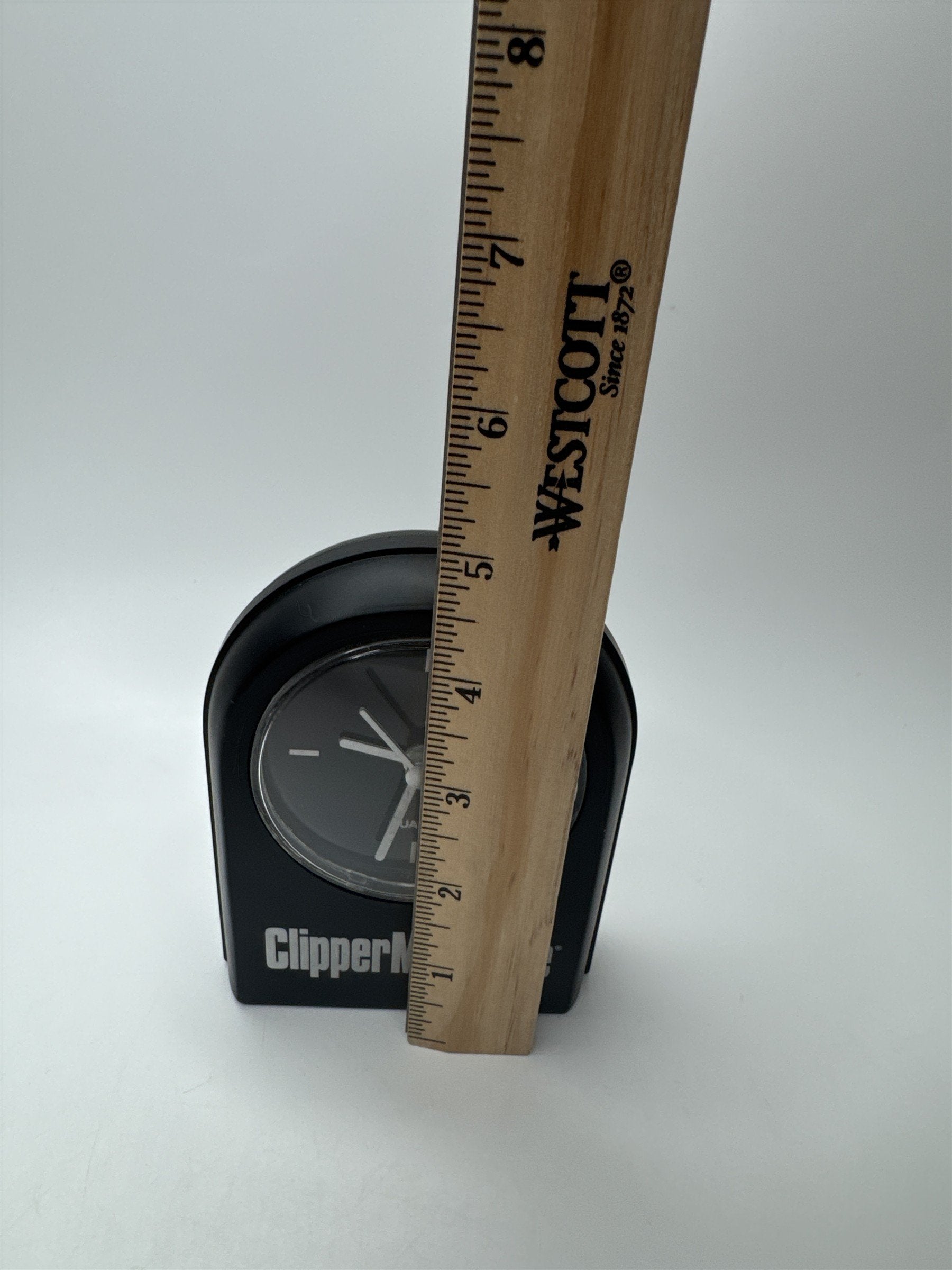 Vintage Clipper Magazine Promotional Quartz Desk Table Clock Works