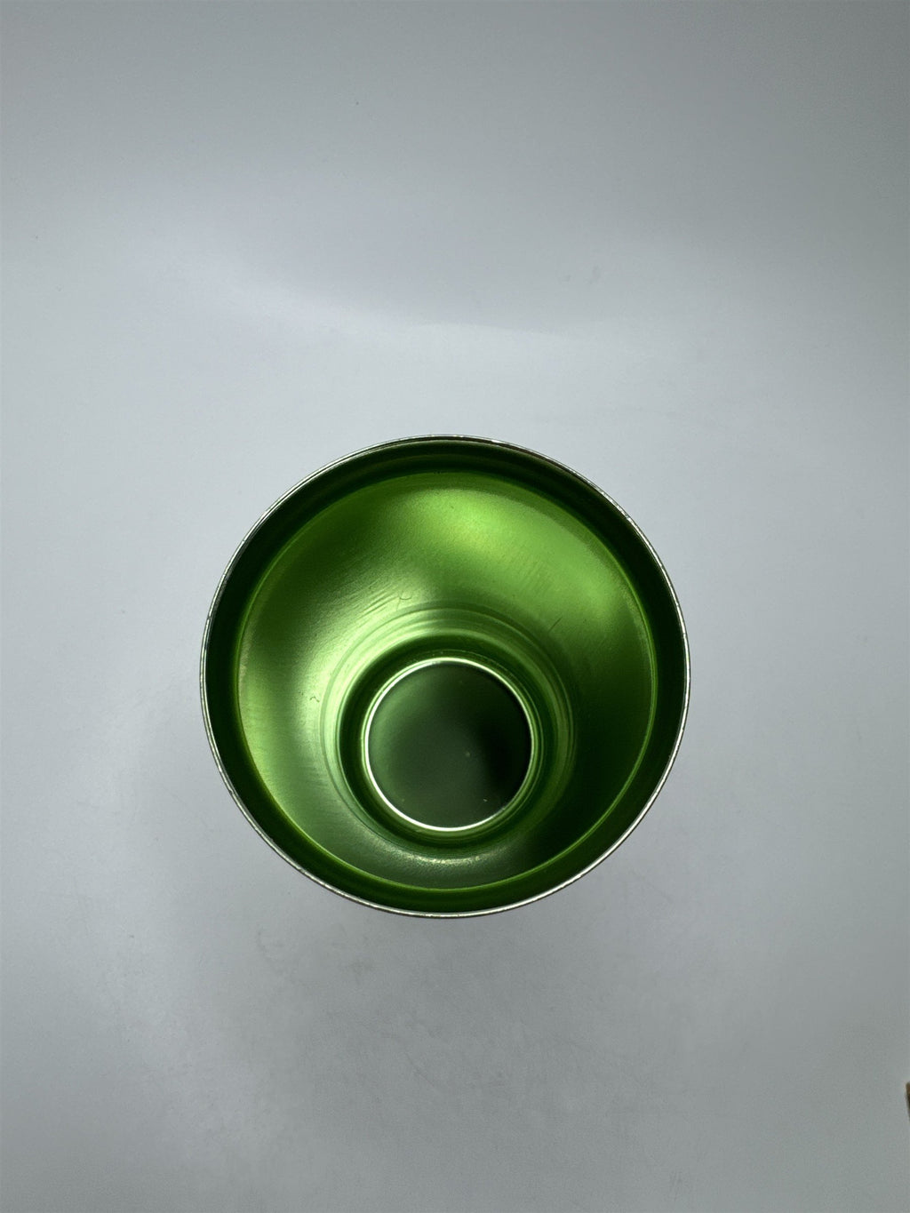 Green Toned Metal Drinking Offering Cup Shot Glass Alcohol Cup Tumbler