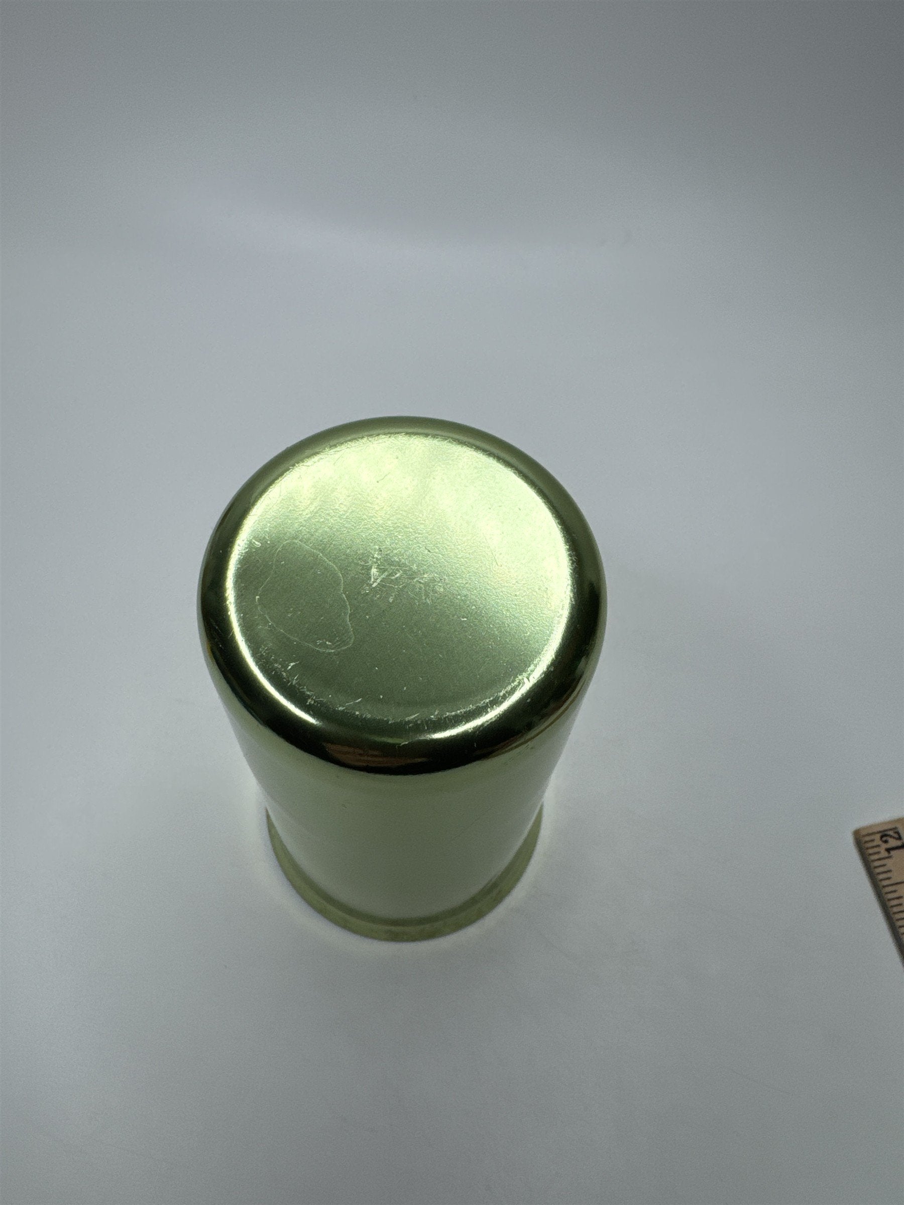 Green Toned Metal Drinking Offering Cup Shot Glass Alcohol Cup Tumbler