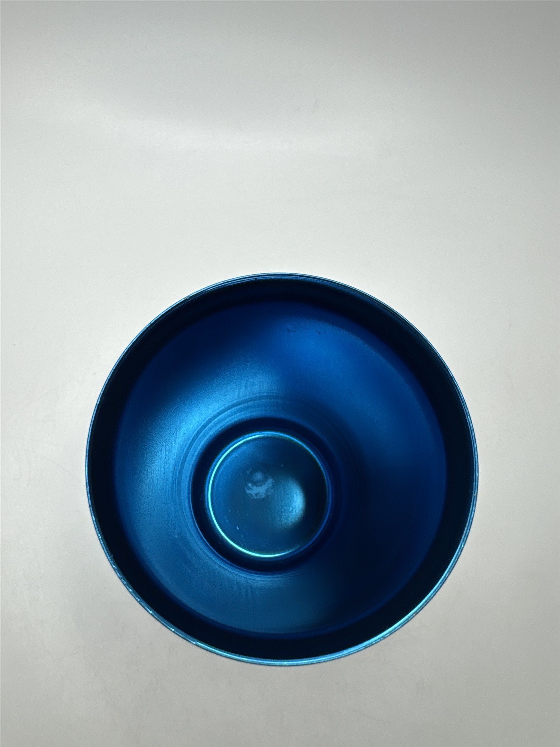 Blue Toned Metal Drinking Offering Cup Shot Glass Alcohol Cup Tumbler Prop