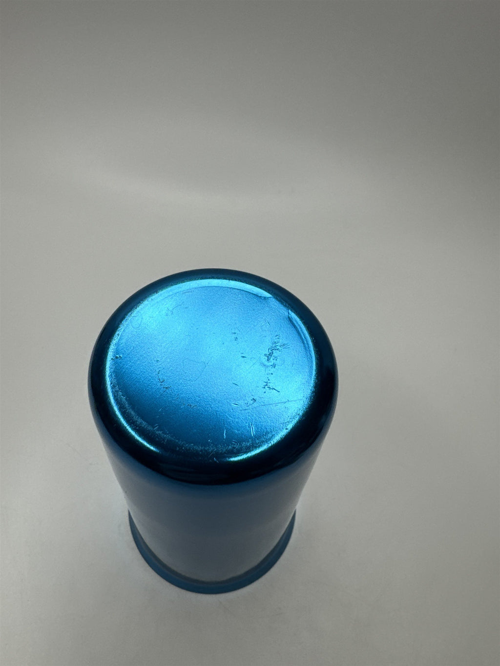 Blue Toned Metal Drinking Offering Cup Shot Glass Alcohol Cup Tumbler Prop