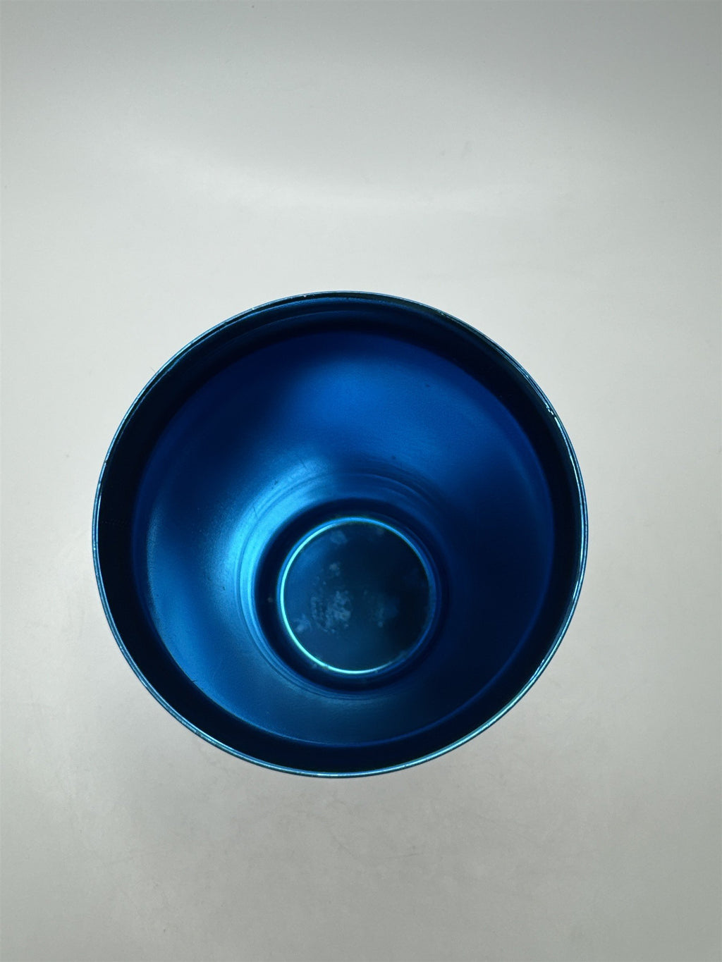 Blue Toned Metal Drinking Offering Cup Shot Glass Alcohol Cup Tumbler Prop