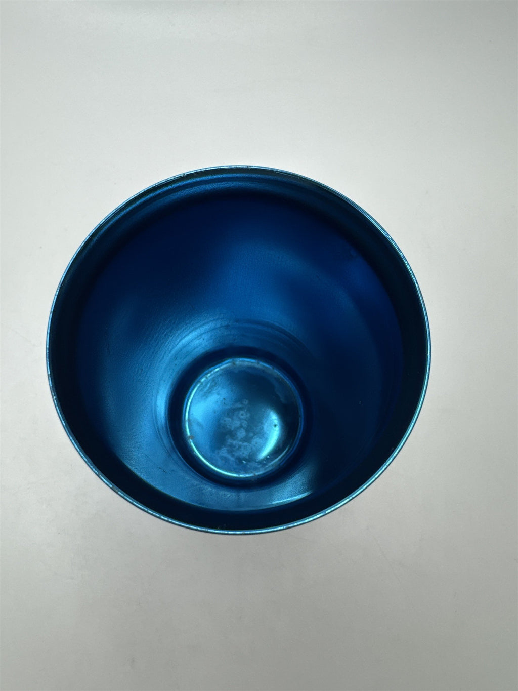 Blue Toned Metal Drinking Offering Cup Shot Glass Alcohol Cup Tumbler Prop