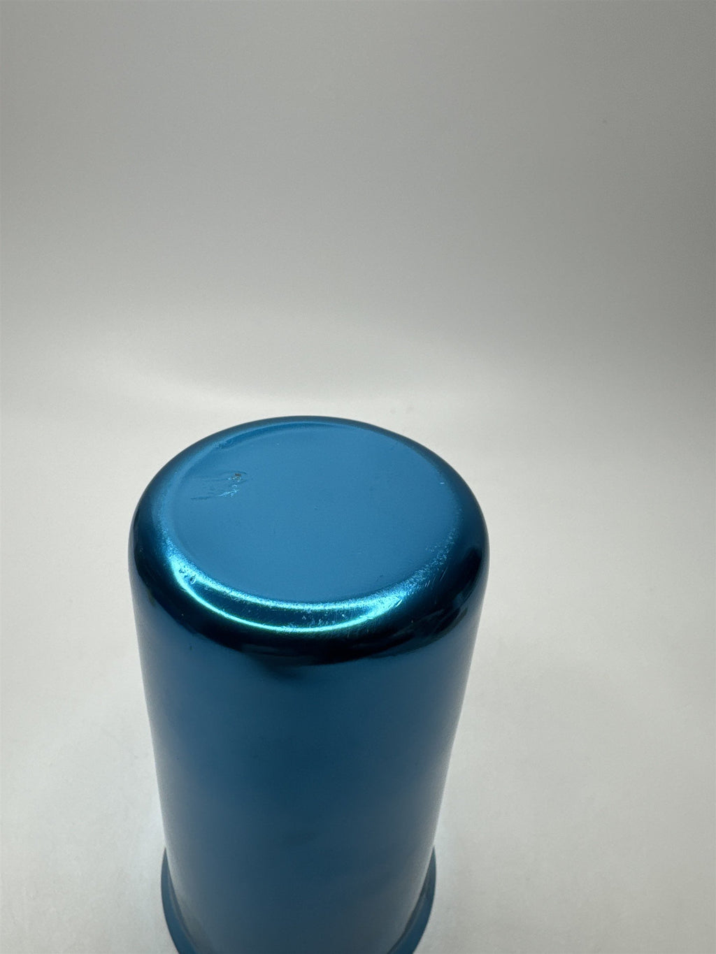 Blue Toned Metal Drinking Offering Cup Shot Glass Alcohol Cup Tumbler Prop