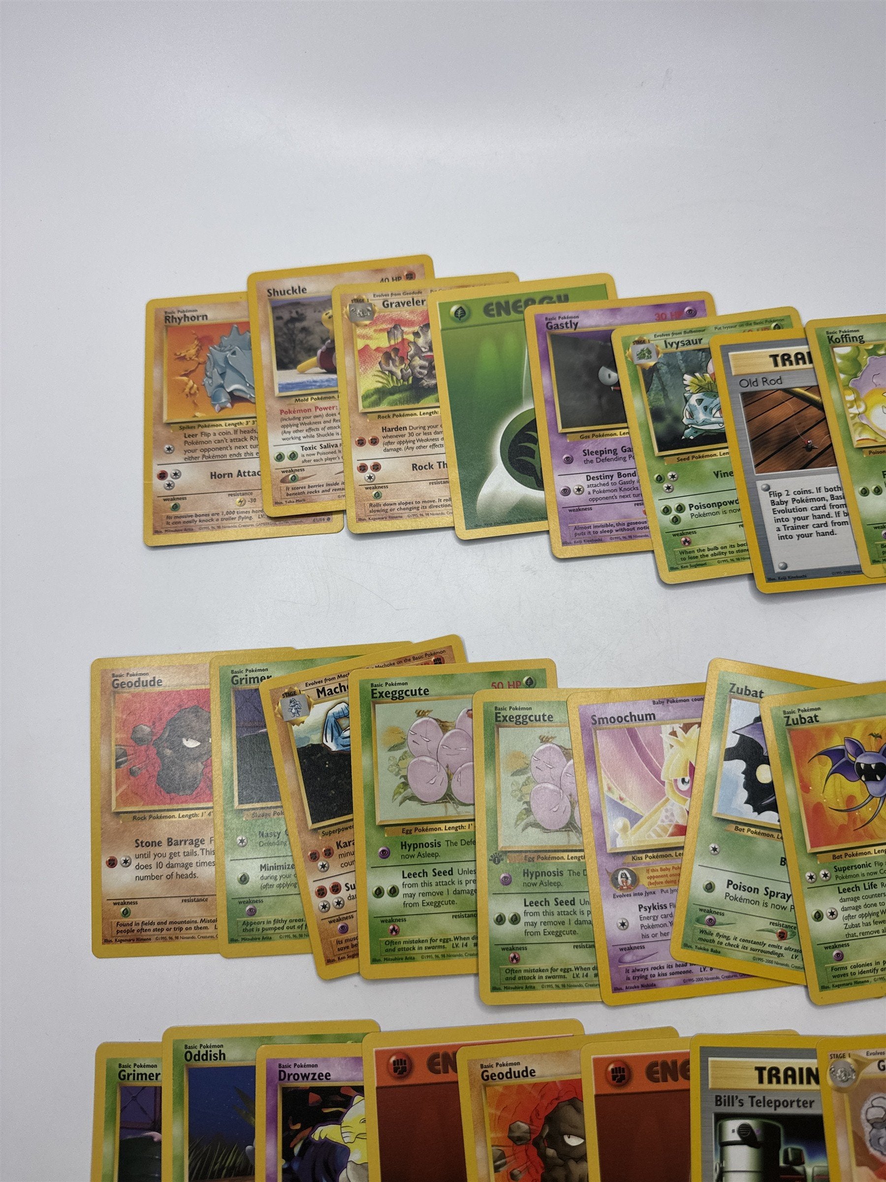 Lot of 40 Random Assorted Pokemon Playing Cards Vintage 1999(As Pictured)