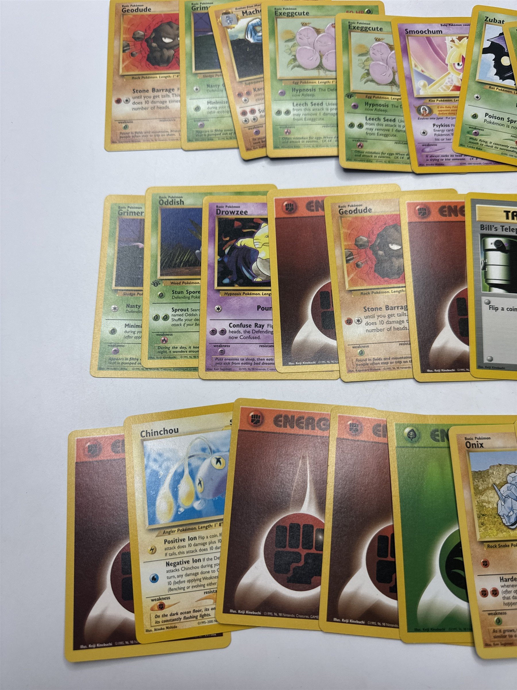 Lot of 40 Random Assorted Pokemon Playing Cards Vintage 1999(As Pictured)