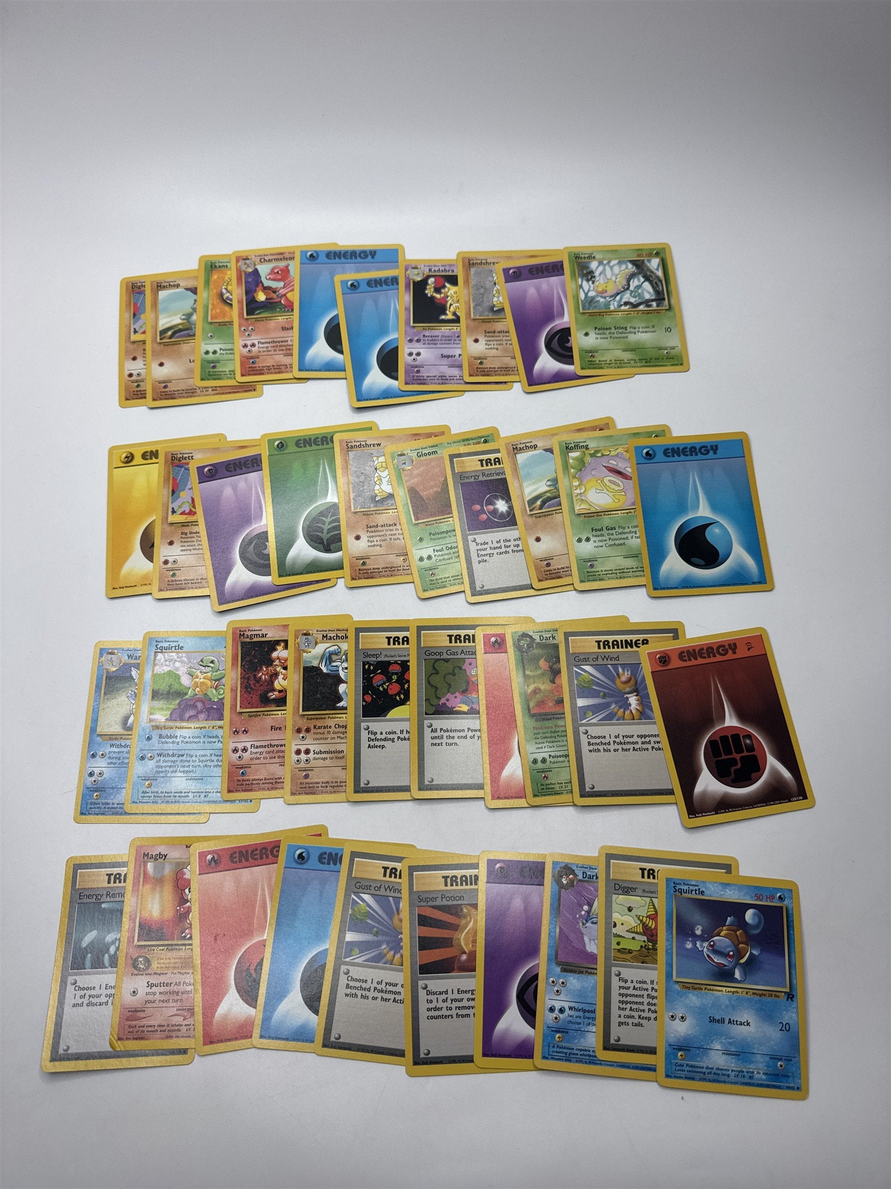 Lot of 40 Random Assorted Pokemon Playing Cards Vintage 1999(As Pictured)