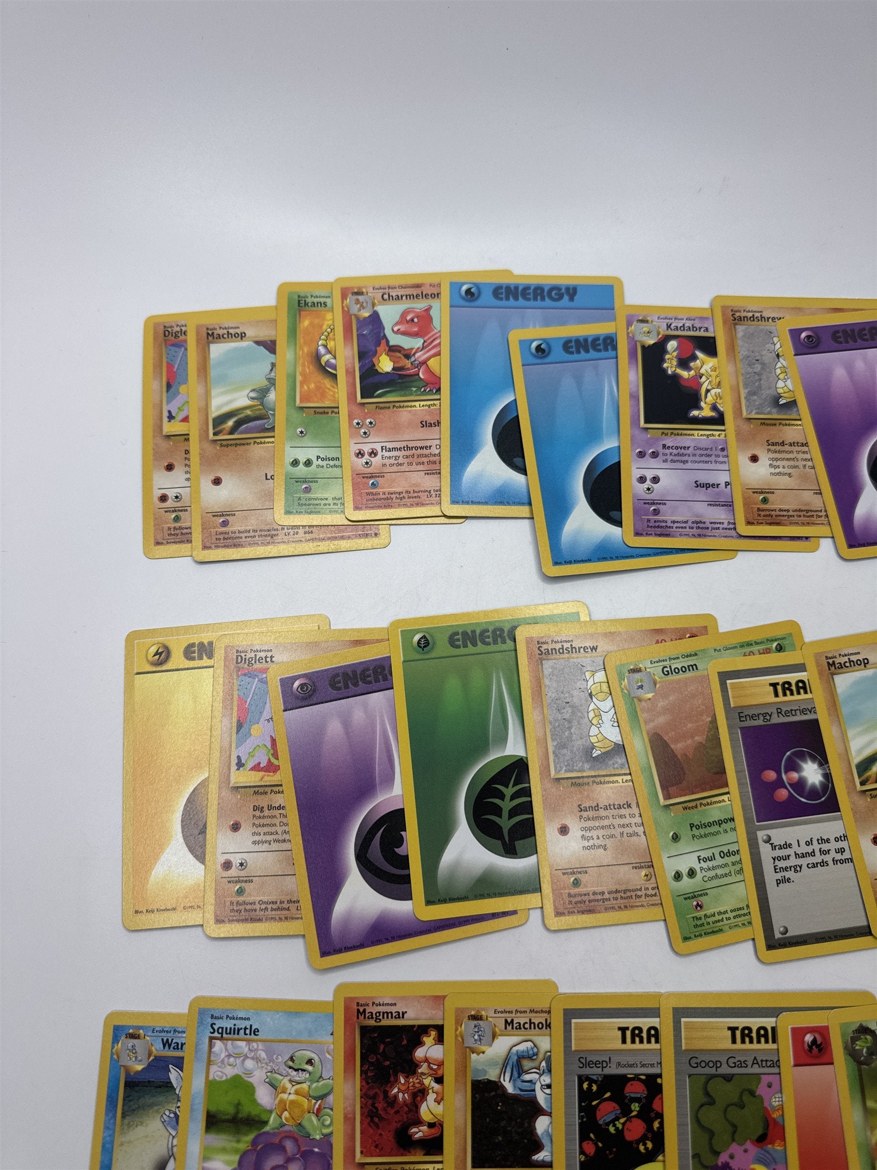 Lot of 40 Random Assorted Pokemon Playing Cards Vintage 1999(As Pictured)