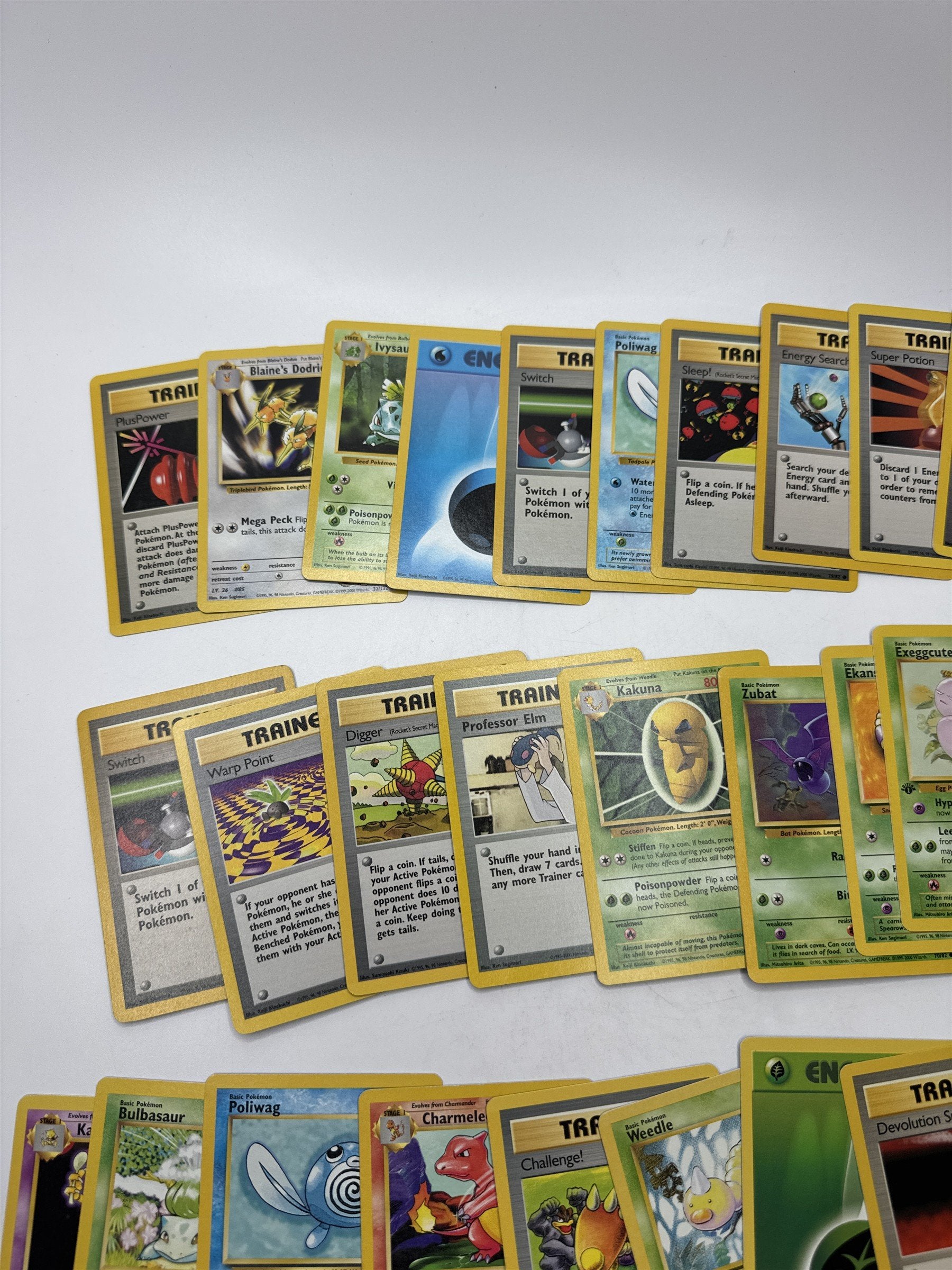 Lot of 40 Random Assorted Pokemon Playing Cards Vintage 1999(As Pictured)