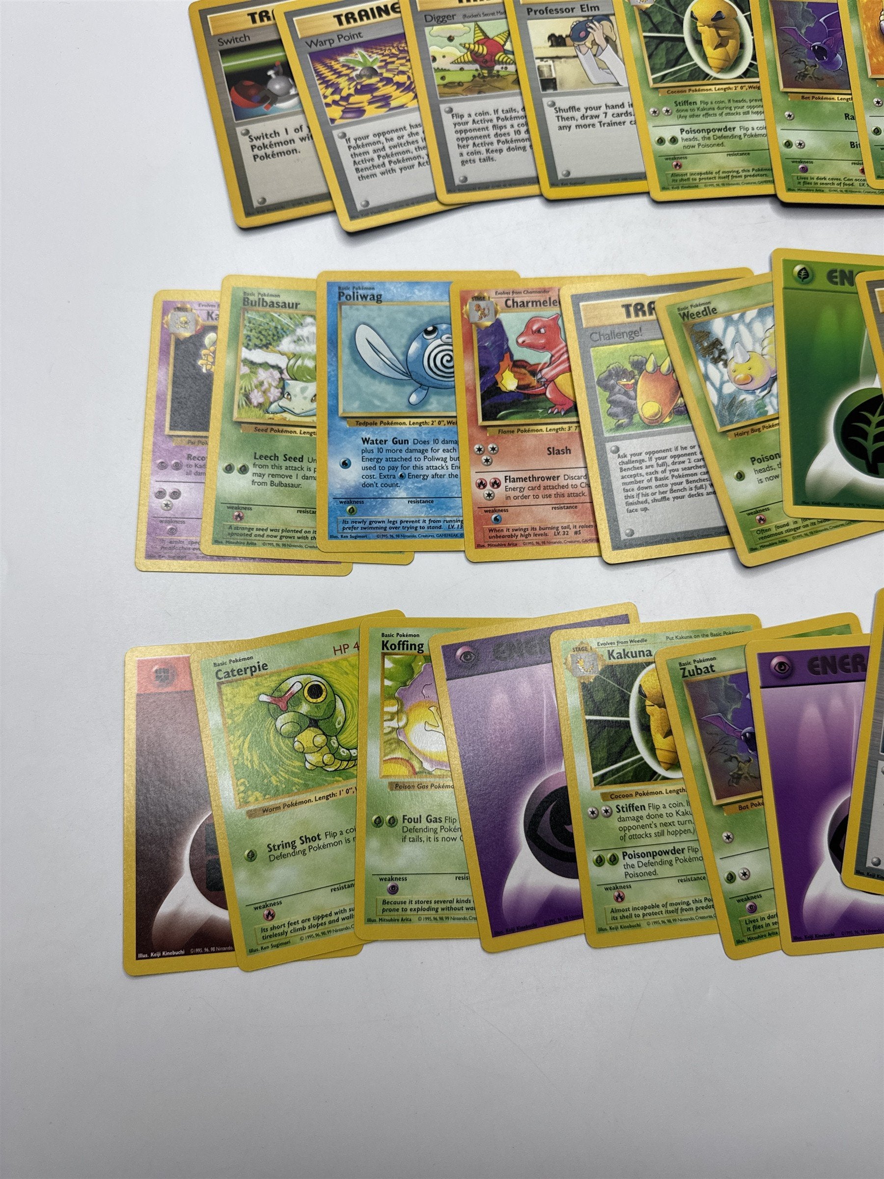 Lot of 40 Random Assorted Pokemon Playing Cards Vintage 1999(As Pictured)