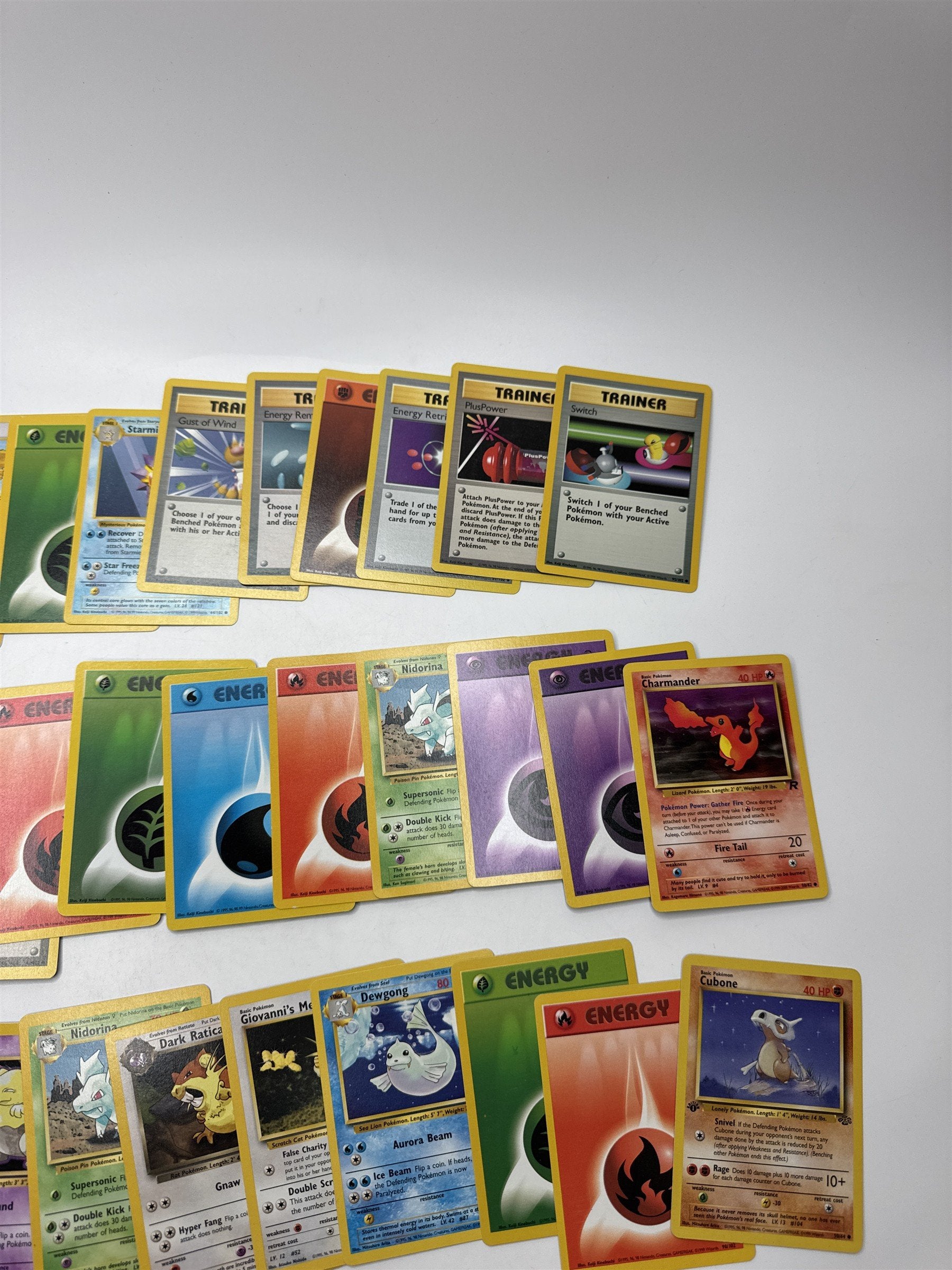Lot of 40 Random Assorted Pokemon Playing Cards Vintage 1999(As Pictured)
