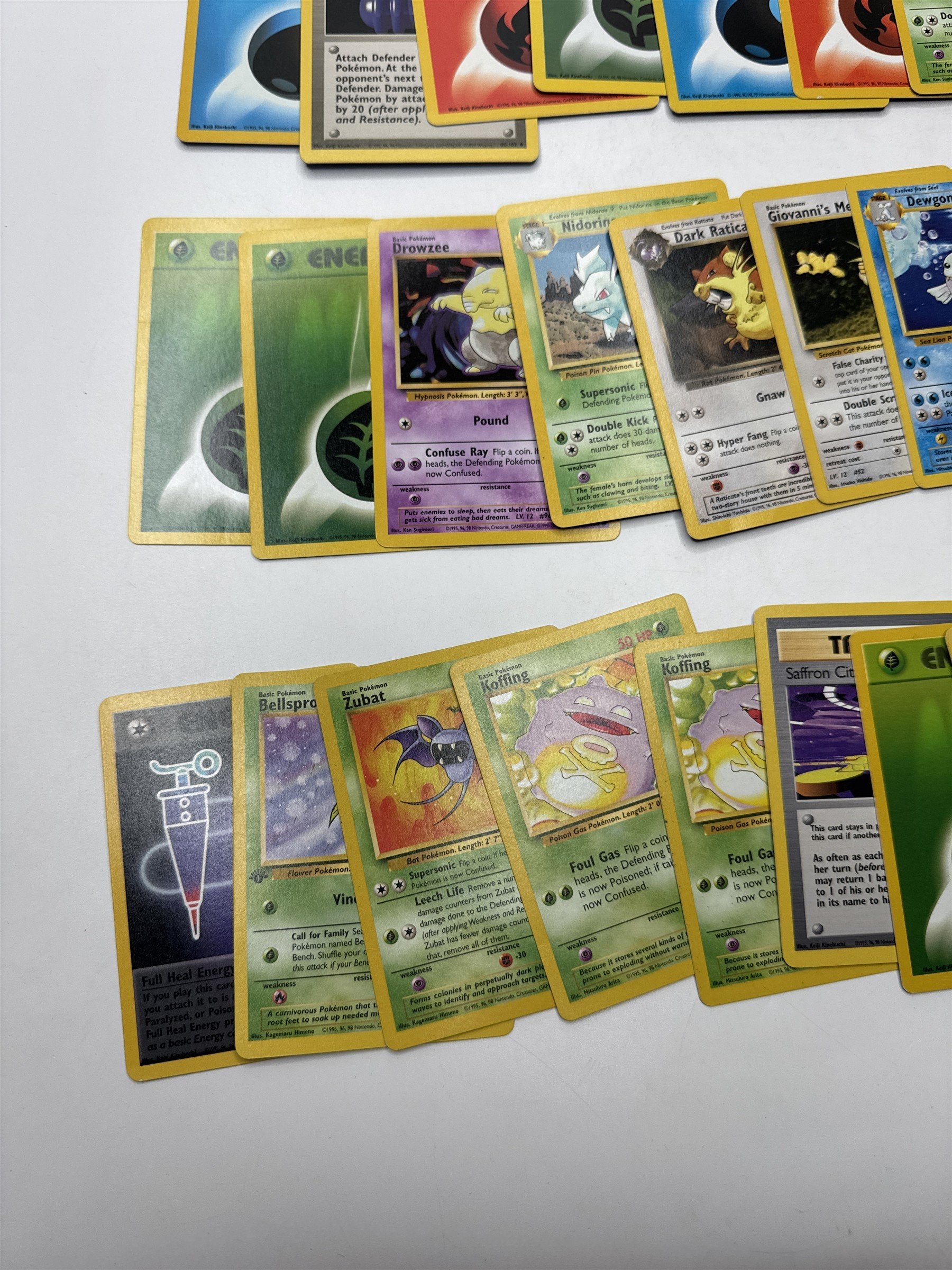 Lot of 40 Random Assorted Pokemon Playing Cards Vintage 1999(As Pictured)