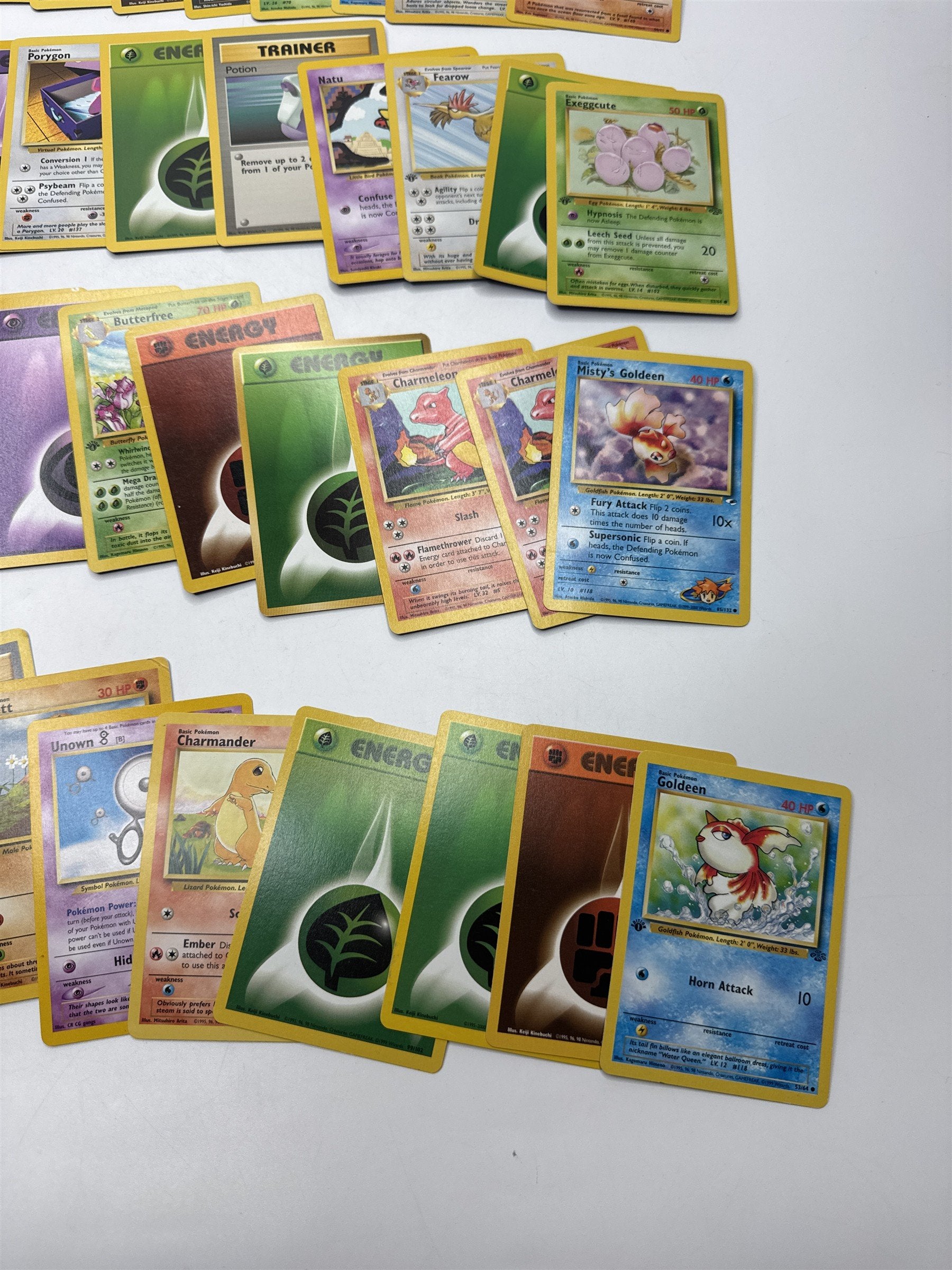 Lot of 40 Random Assorted Pokemon Playing Cards Vintage 1999 (As Pictured)