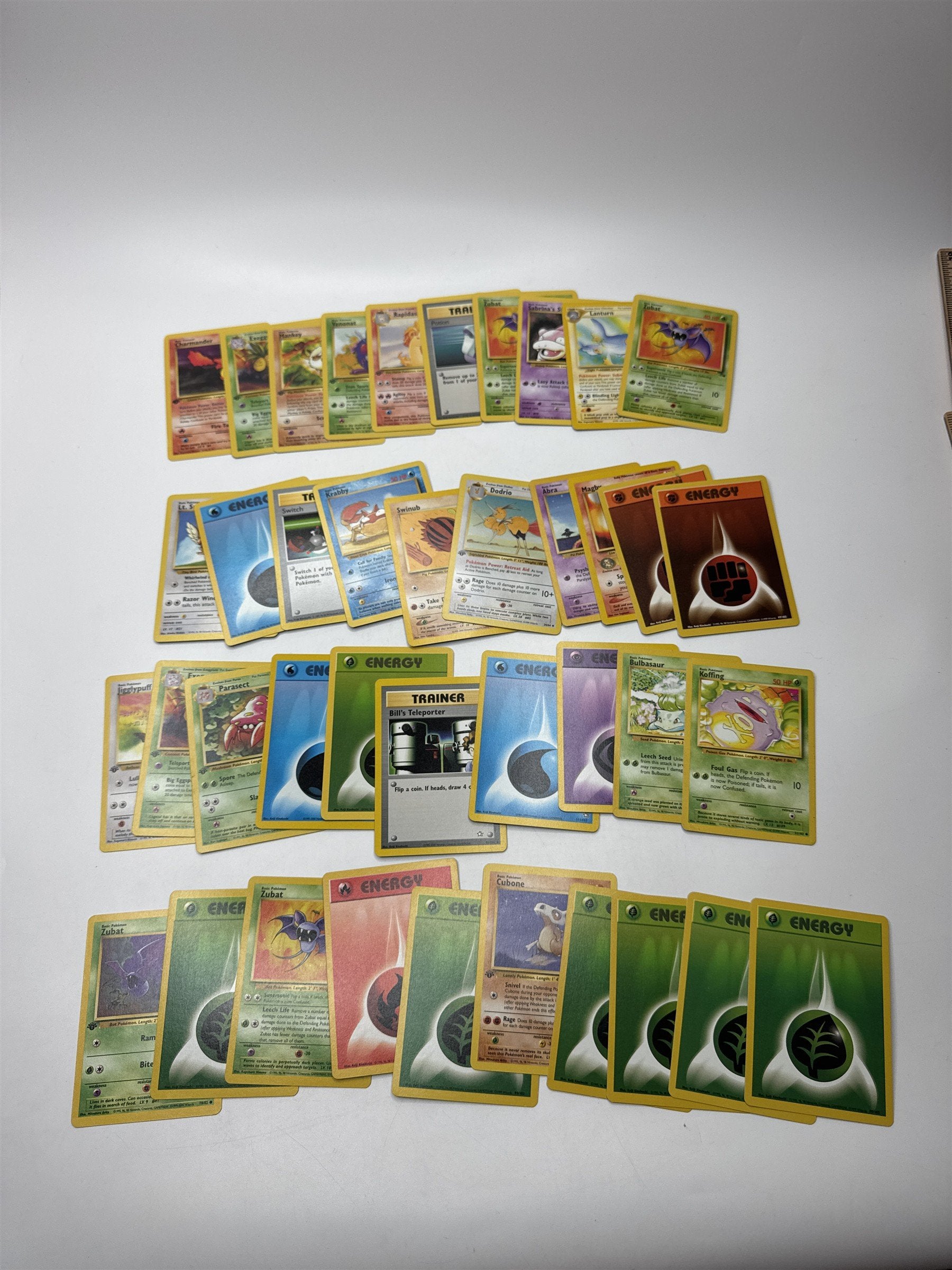 Lot of 40 Random Assorted Pokemon Playing Cards Vintage 1999 (As Pictured)