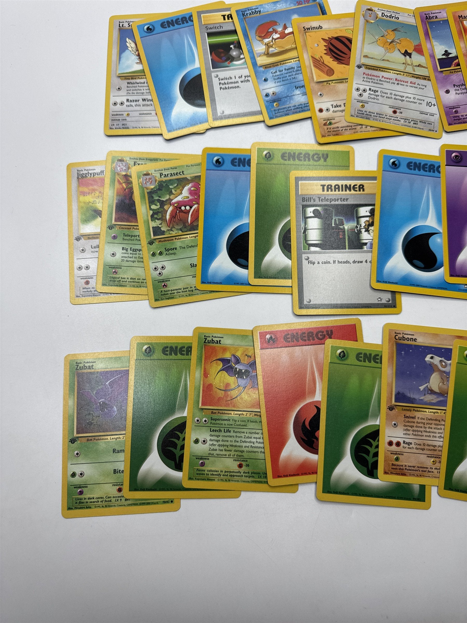 Lot of 40 Random Assorted Pokemon Playing Cards Vintage 1999 (As Pictured)