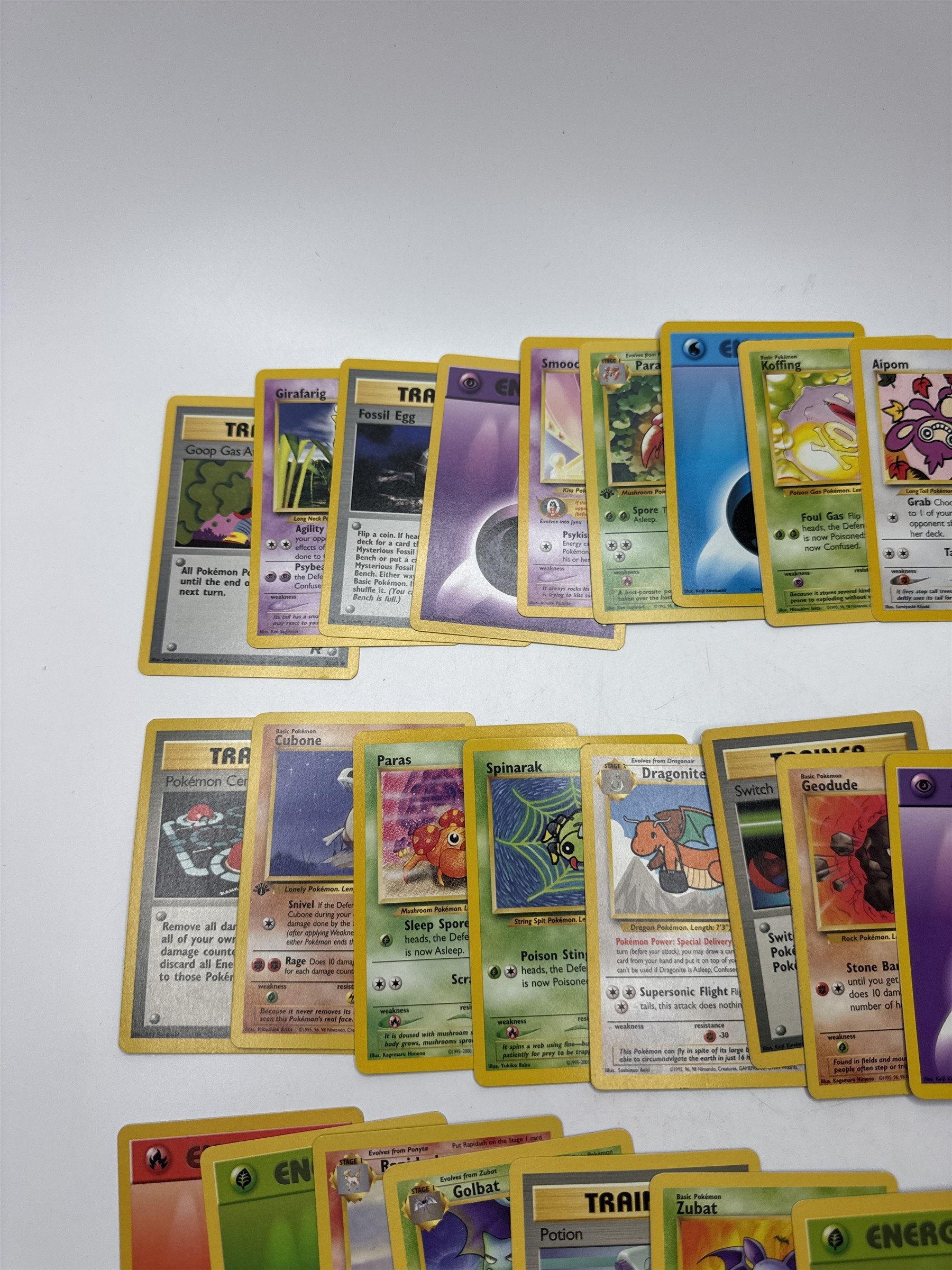 Lot of 40 Random Assorted Pokemon Playing Cards Vintage 1999 (As Pictured)