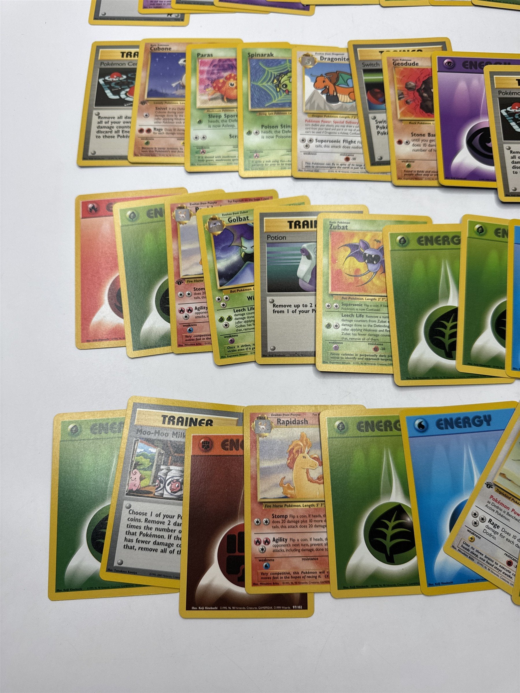 Lot of 40 Random Assorted Pokemon Playing Cards Vintage 1999 (As Pictured)