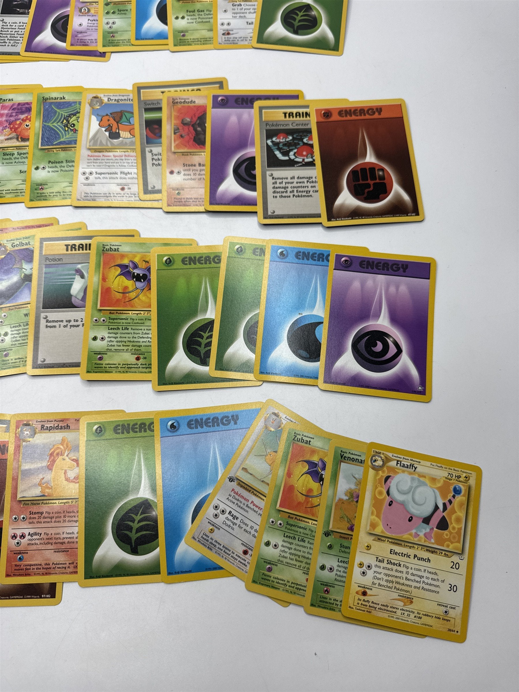 Lot of 40 Random Assorted Pokemon Playing Cards Vintage 1999 (As Pictured)
