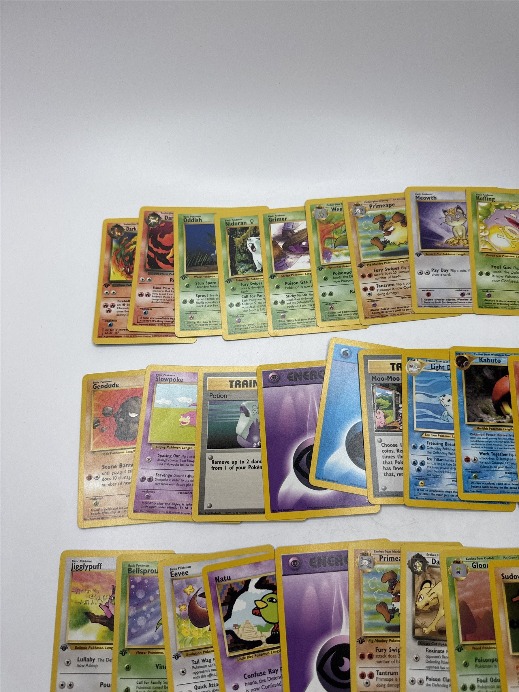 Lot of 40 Random Assorted Pokemon Playing Cards Vintage 1999 (As Pictured)