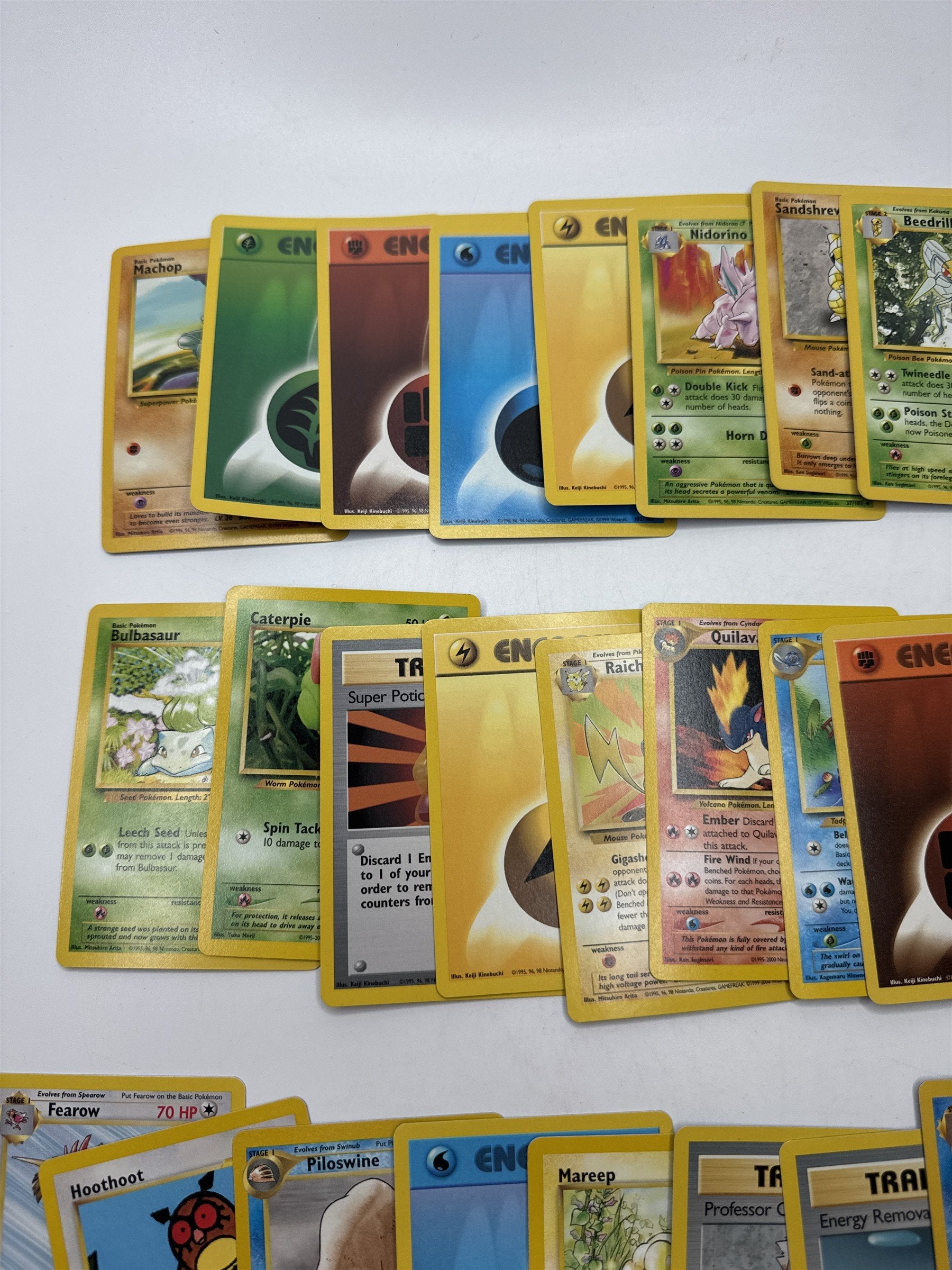 Lot of 40 Random Assorted Pokemon Playing Cards Vintage 1999 (As Pictured)