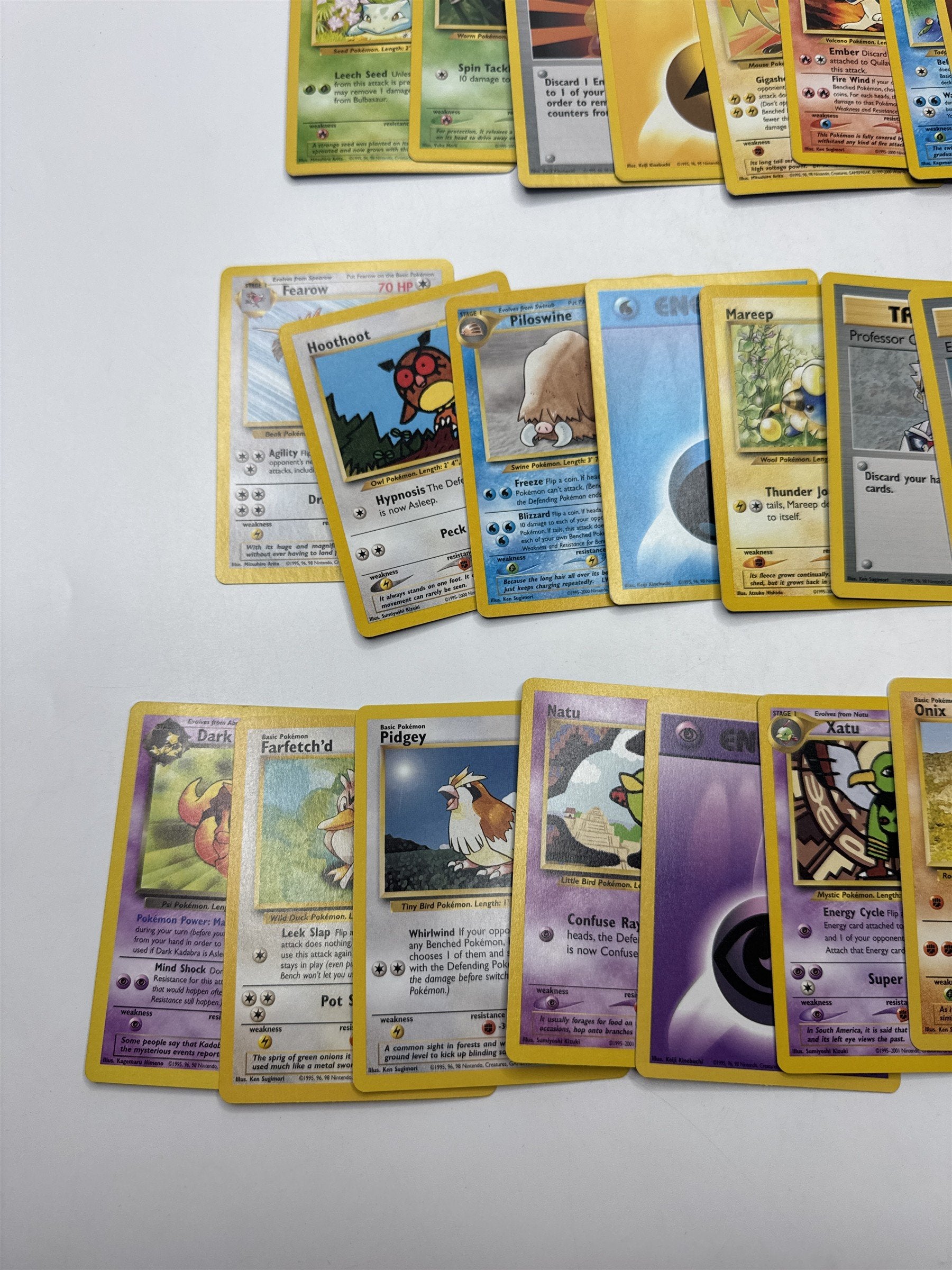 Lot of 40 Random Assorted Pokemon Playing Cards Vintage 1999 (As Pictured)
