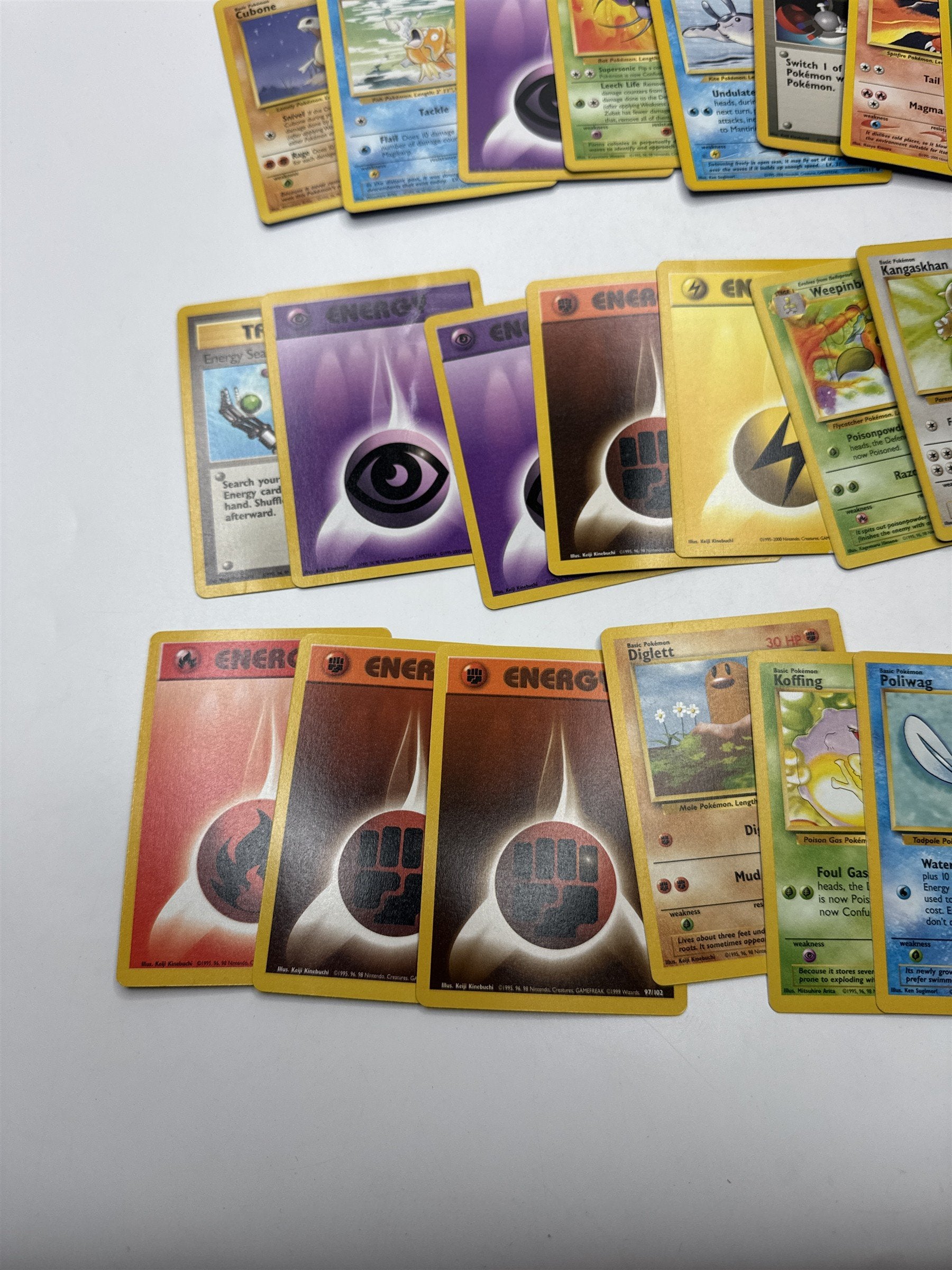 Lot of 40 Random Assorted Pokemon Playing Cards Vintage 1999 (As Pictured)