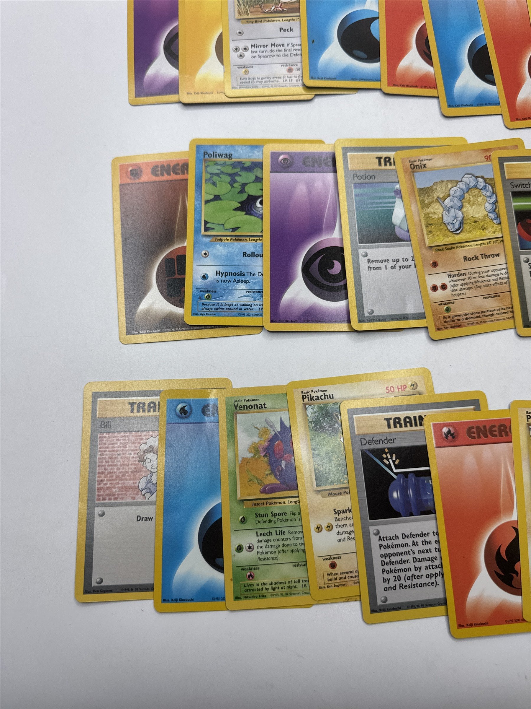 Lot of 38 Random Assorted Pokemon Playing Cards Vintage 1999 (As Pictured)