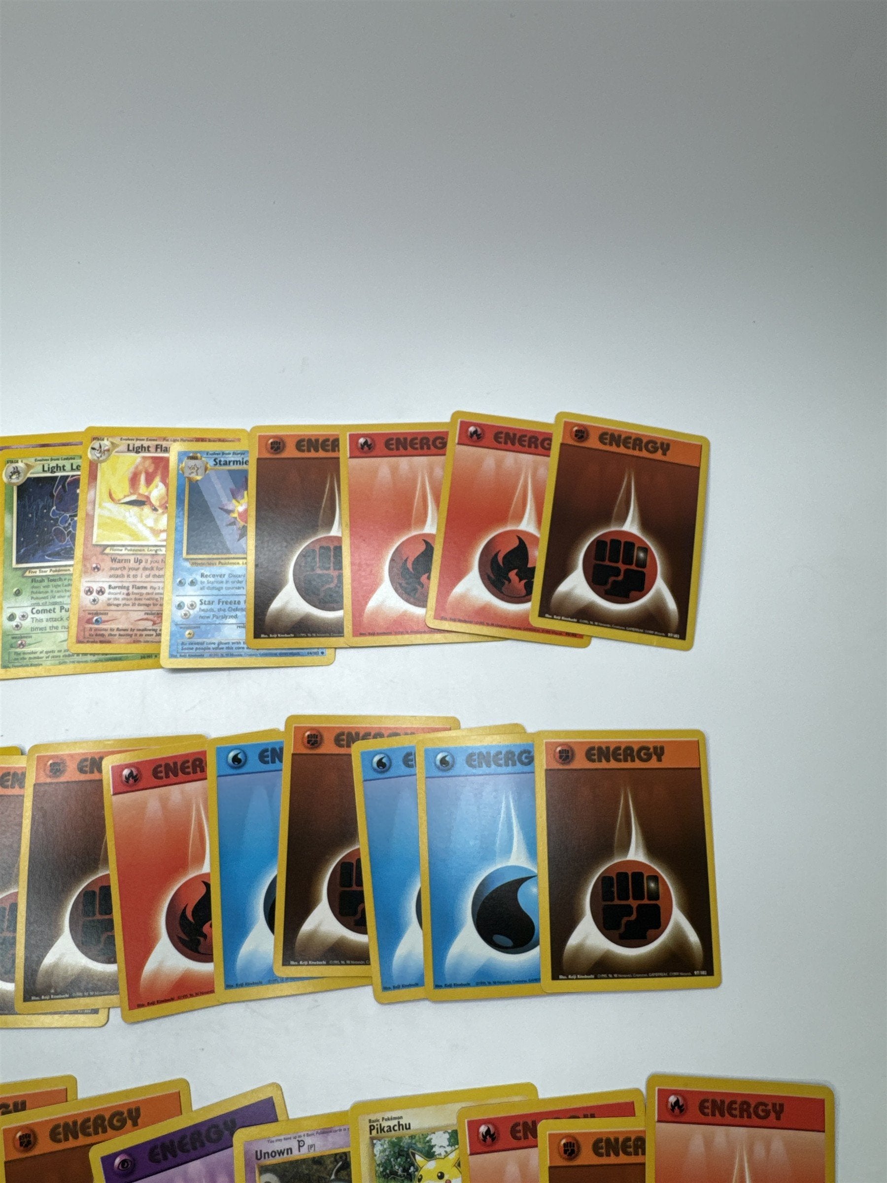 Lot of 40 Random Assorted Pokemon Playing Cards Vintage 1999 (As Pictured)