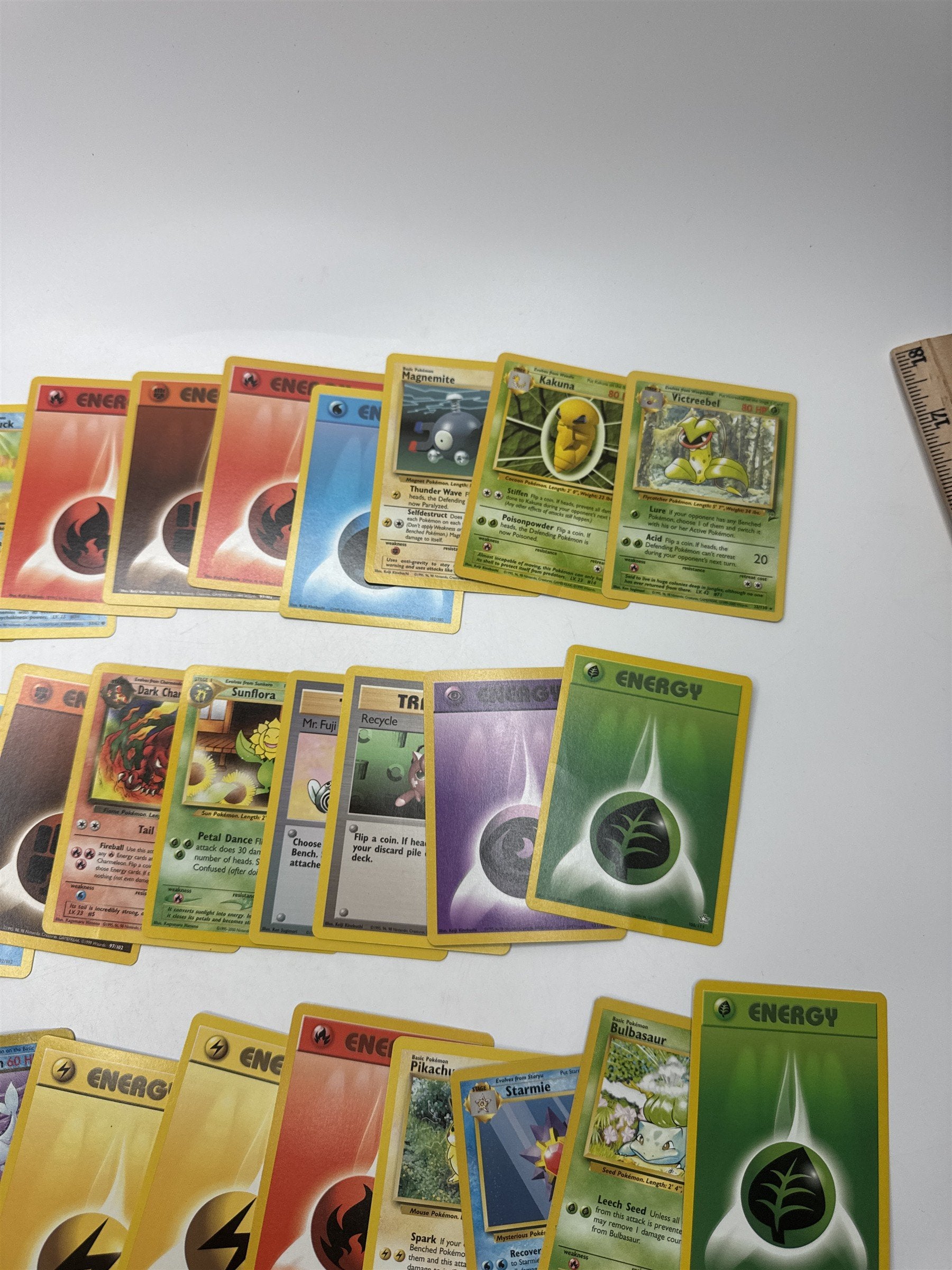 Lot of 40 Random Assorted Pokemon Playing Cards Vintage 1999 (As Pictured)