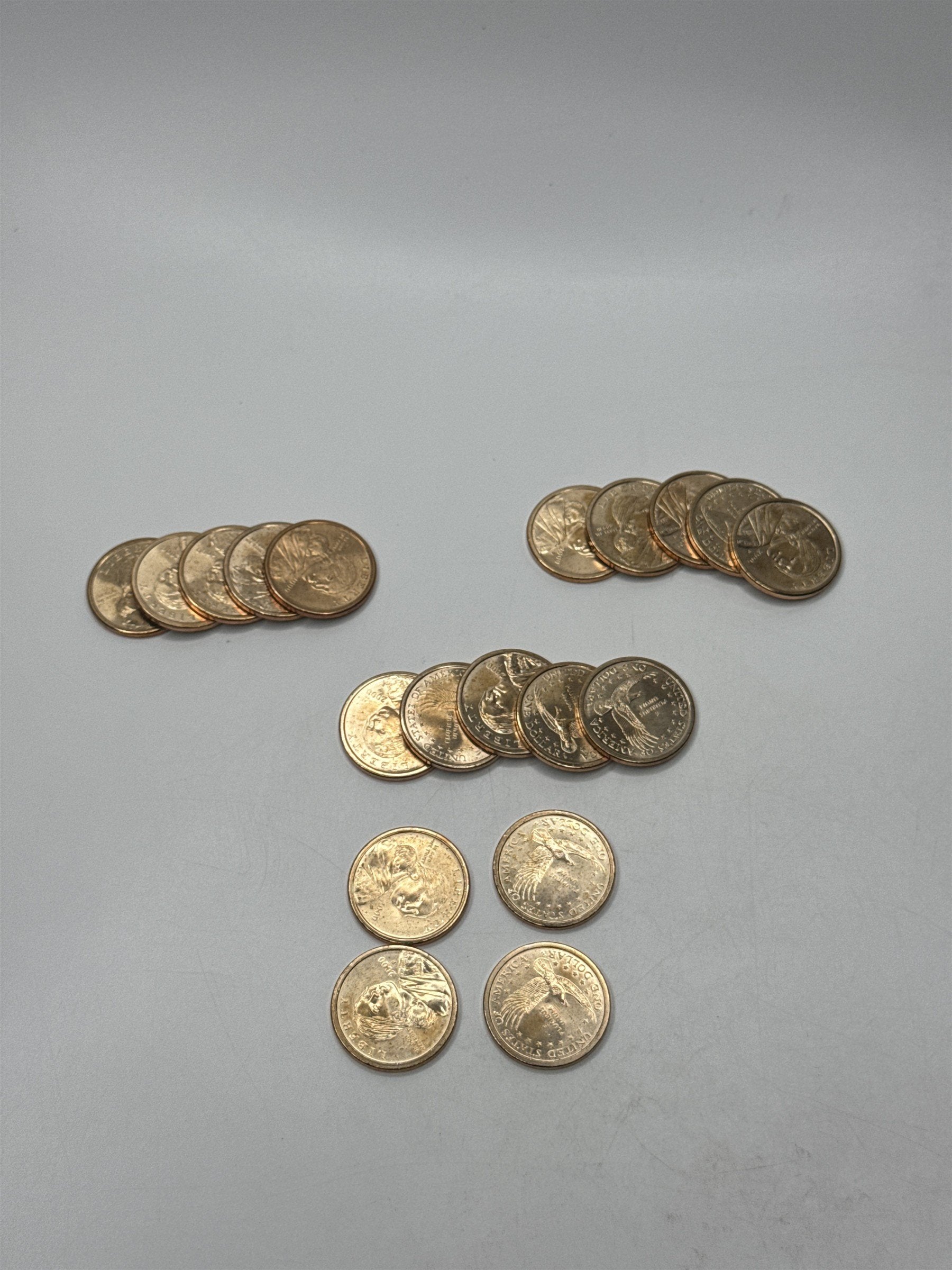 2000 Sacagawea $19 in Loose Unwrapped Coins ~ U.S. Scarce Coins