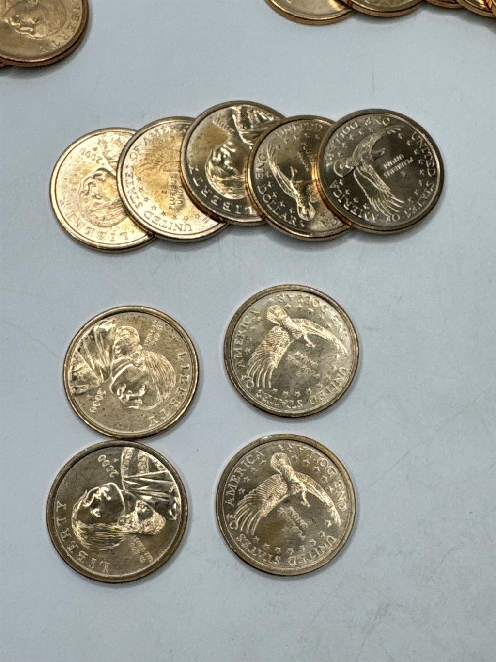 2000 Sacagawea $19 in Loose Unwrapped Coins ~ U.S. Scarce Coins
