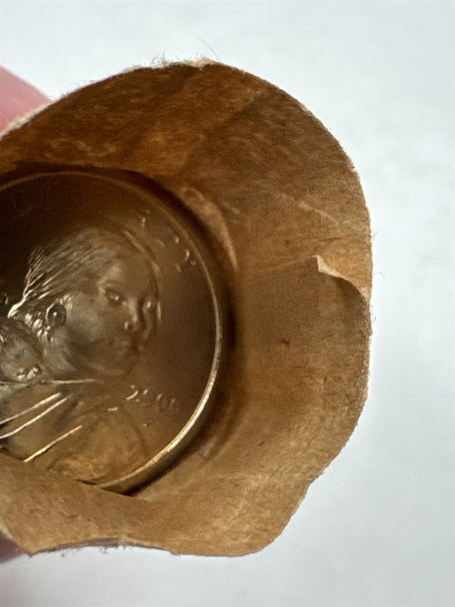 2000 Sacagawea $25 Wrapped Roll of Coins ~ U.S. Scarce Coins