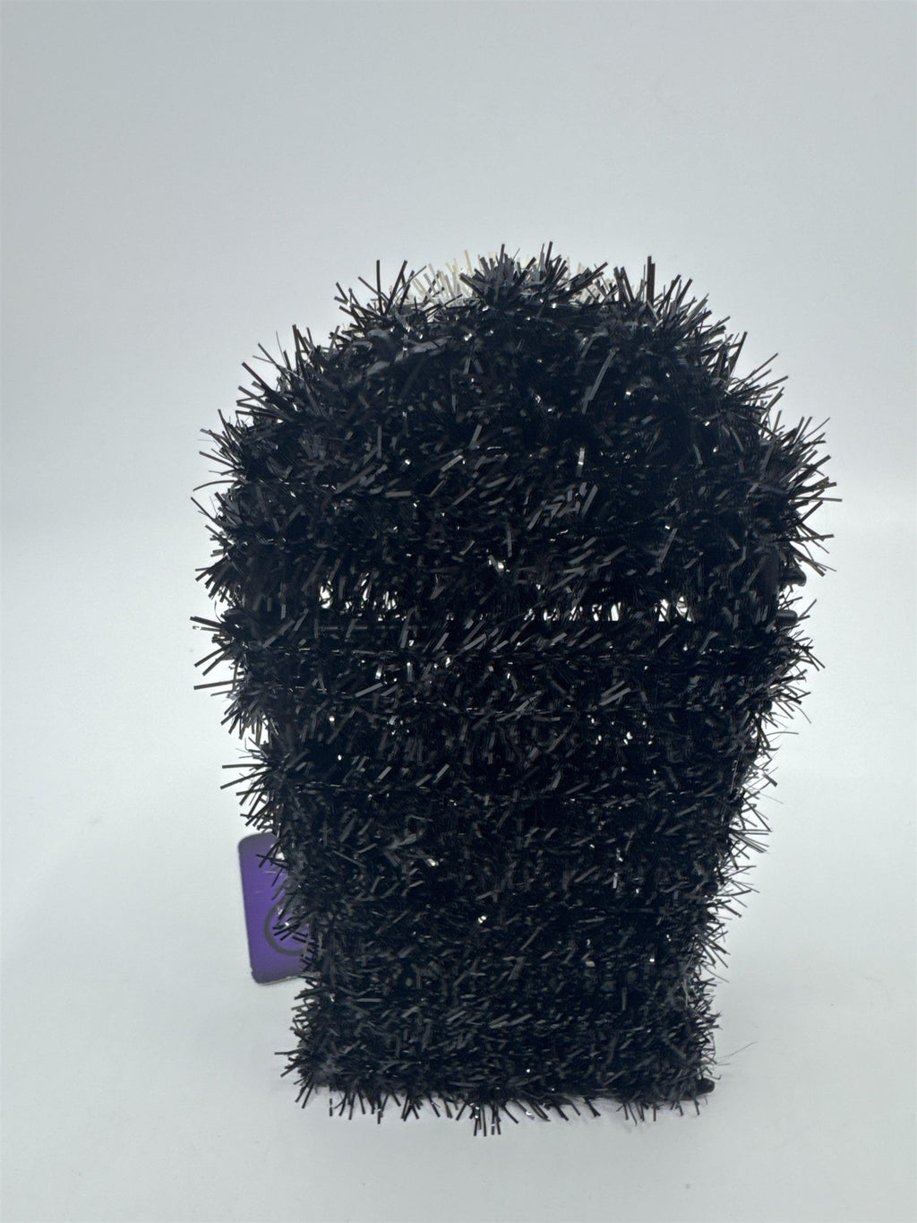 Halloween Black And White RIP Tombstone With Skull Sparkle Decor