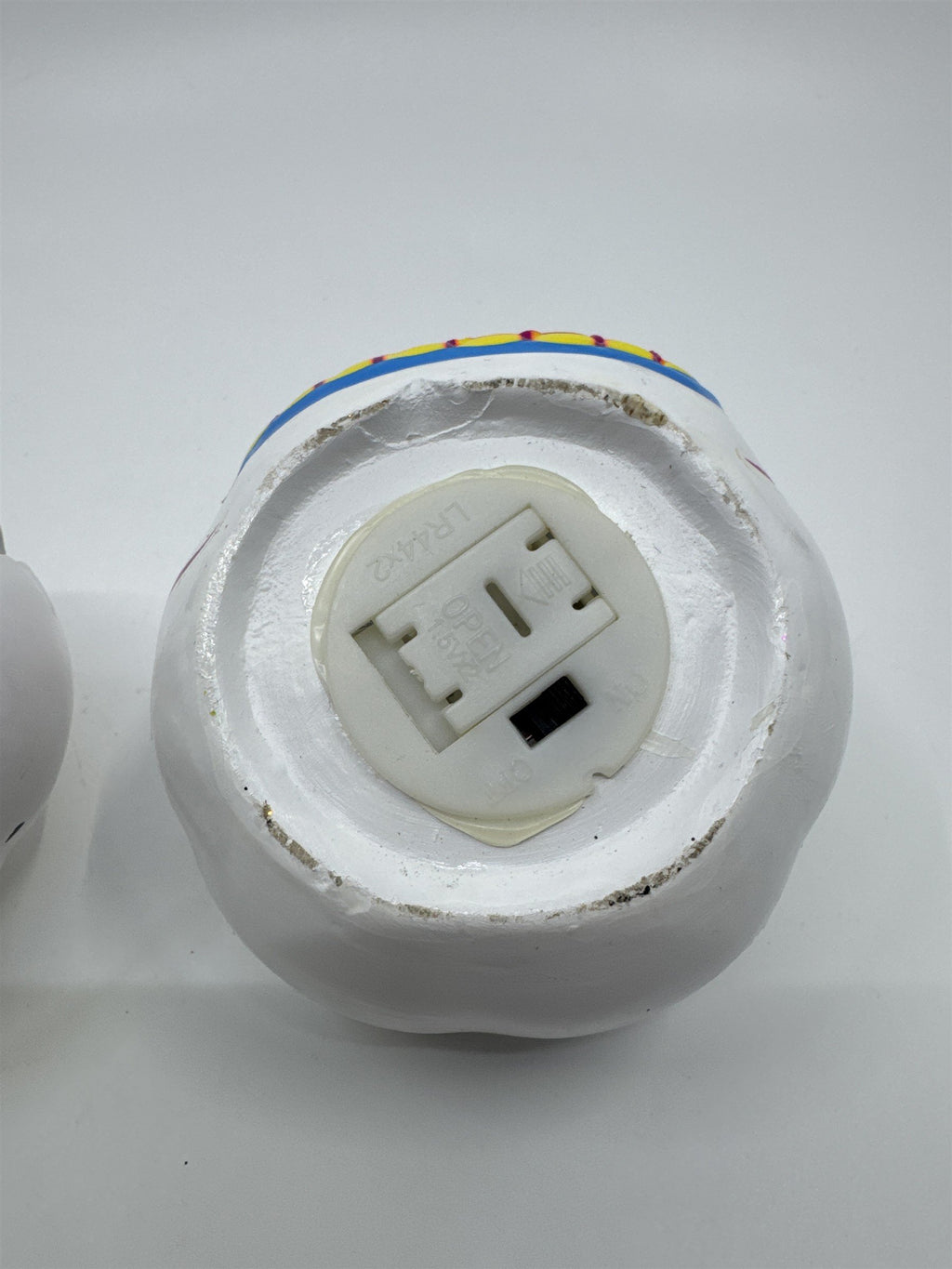 Set Of Two Halloween Day Of The Dead Light Up Sugar Skull Pumpkins