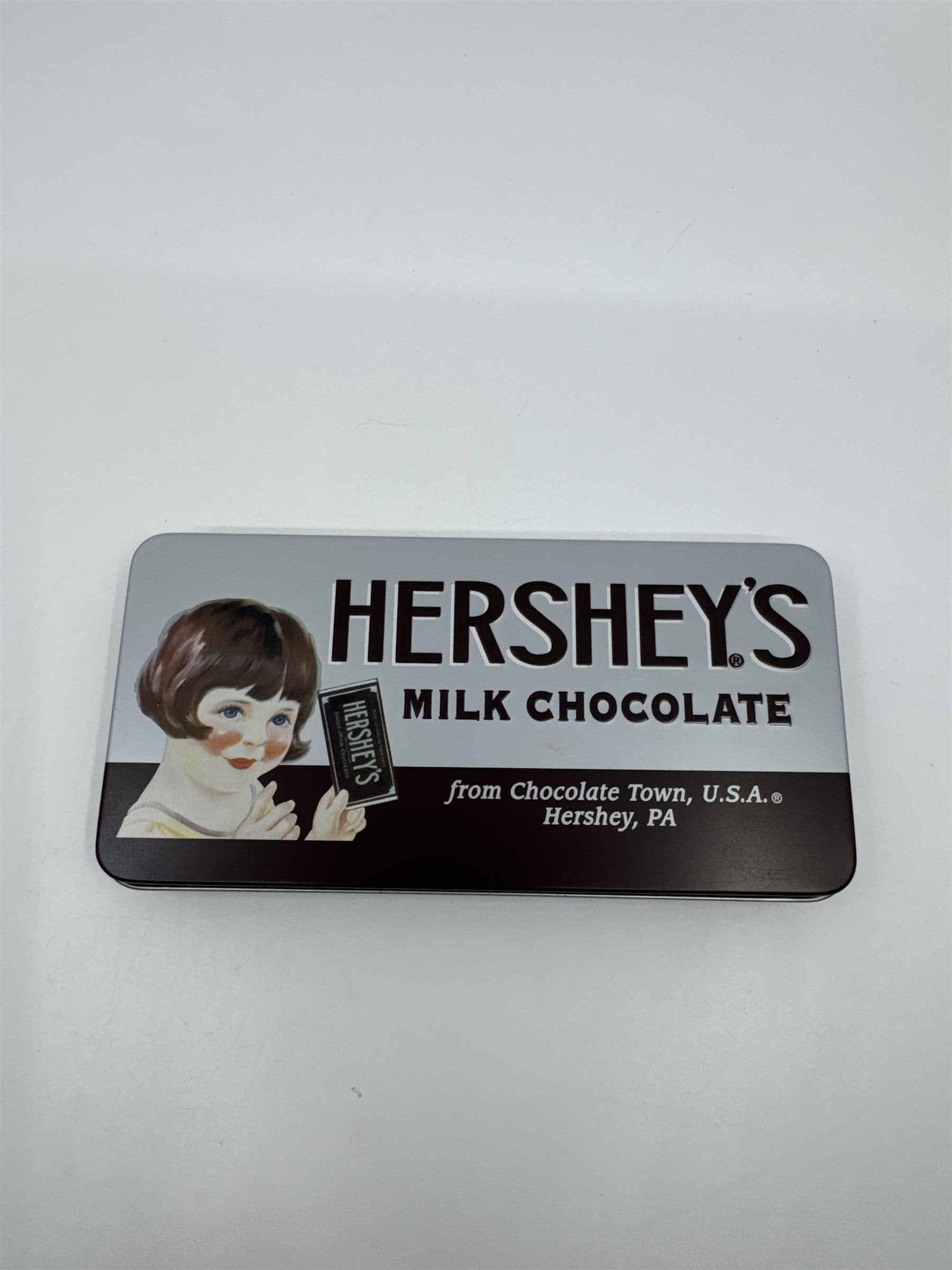 Vintage Hershey's Milk Chocolate Retro Rectangular Collectible Tin