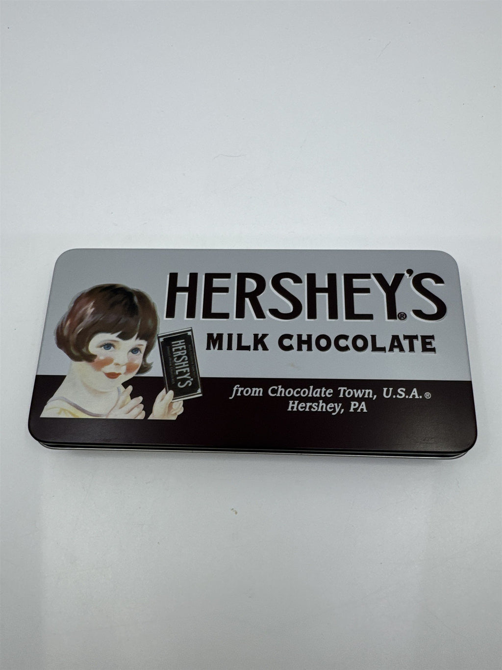 Vintage Hershey's Milk Chocolate Retro Rectangular Collectible Tin