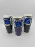 Set Of Three 12-Pack Party/Halloween Purple/Black 9 Fl. Oz Cups