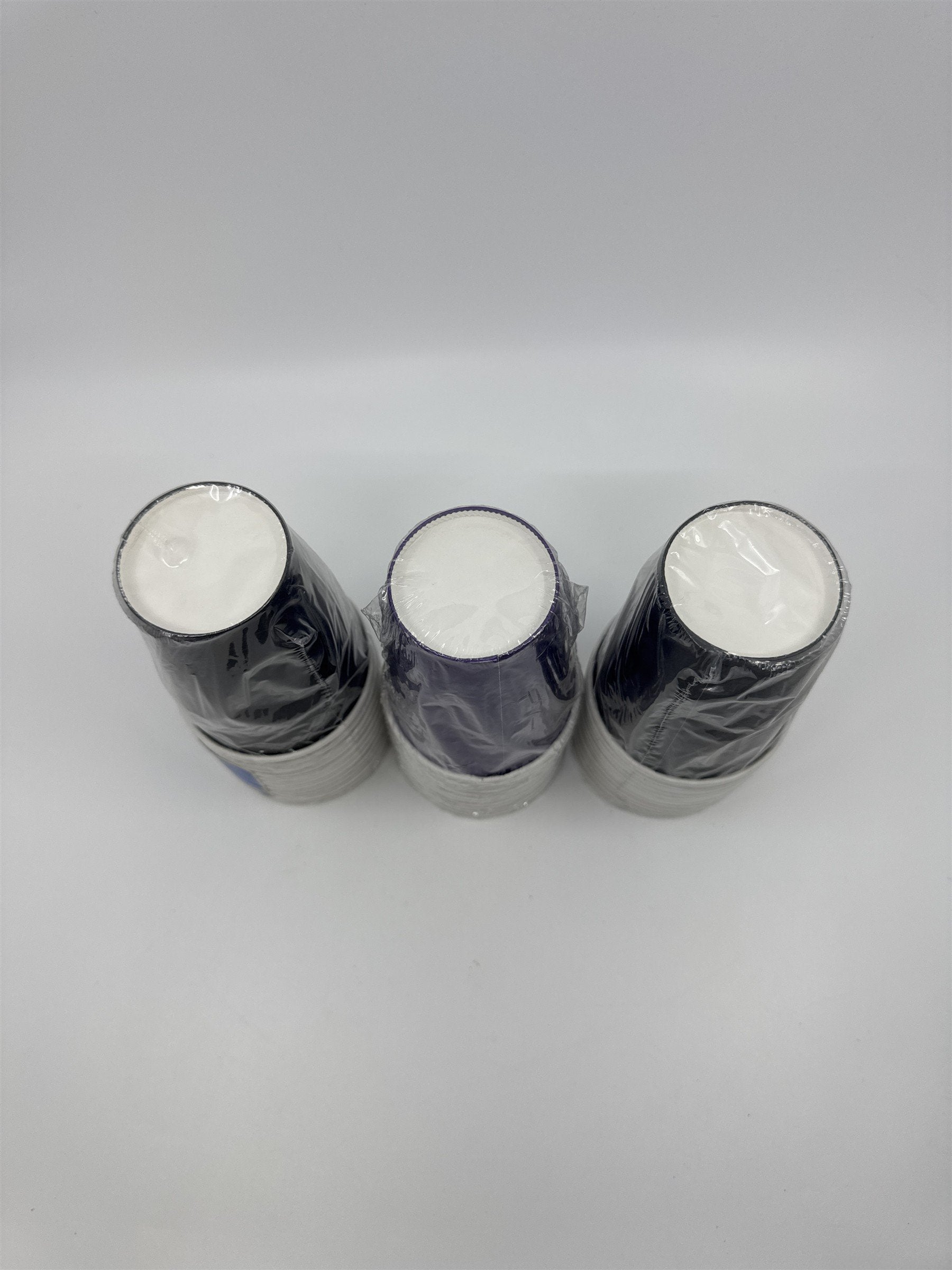 Set Of Three 12-Pack Party/Halloween Purple/Black 9 Fl. Oz Cups