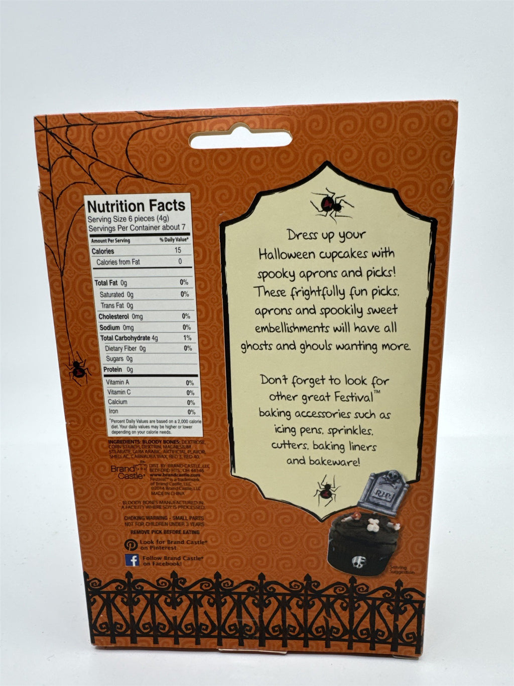 Festival Raise the Dead Cupcake Decor Kit for Halloween for 24 Cupcakes Party