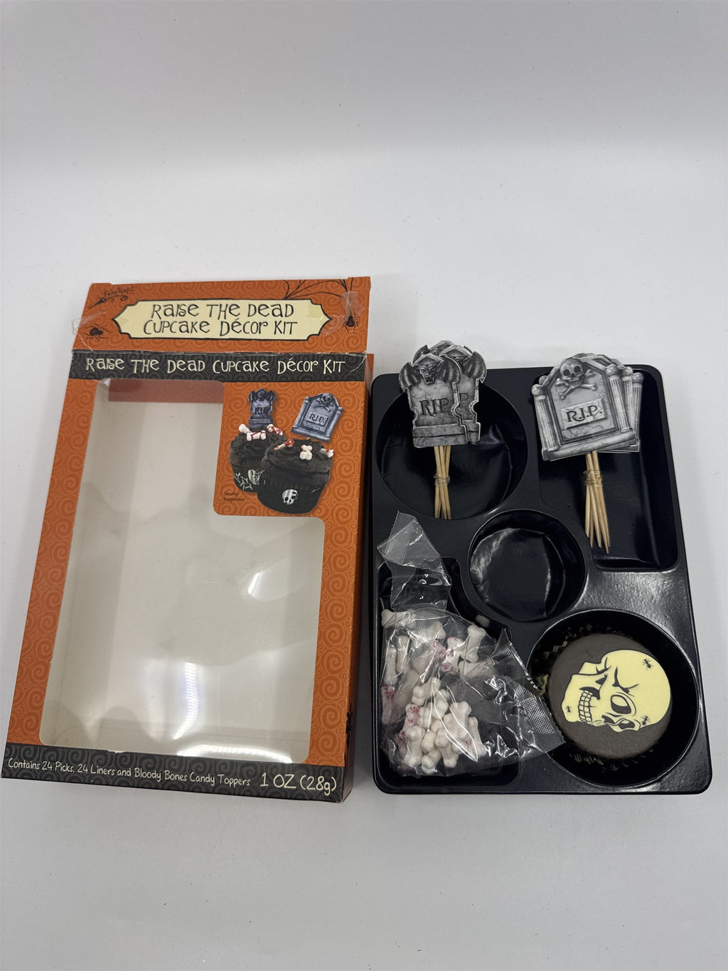 Festival Raise the Dead Cupcake Decor Kit for Halloween Missing Some Pieces